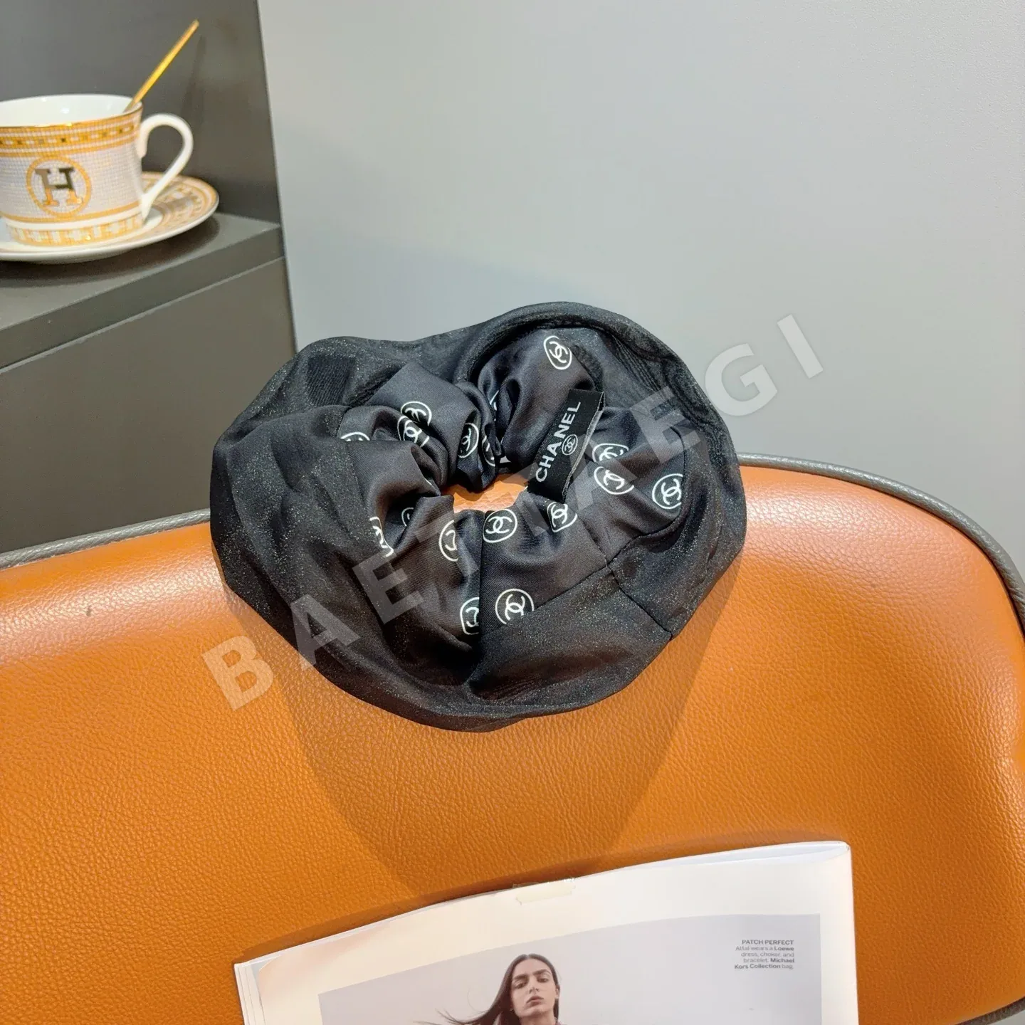 샤넬 오간지 헤어 고무줄 상세 이미지 2
