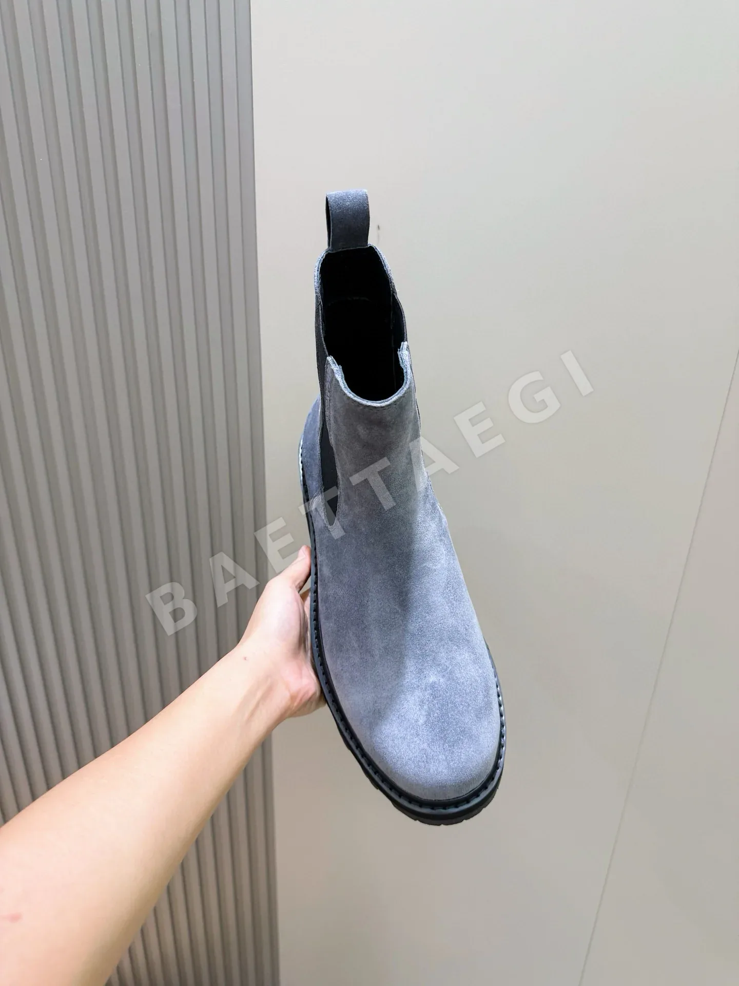몽클레르 부츠 남성 가죽 하이탑 상세 이미지 4