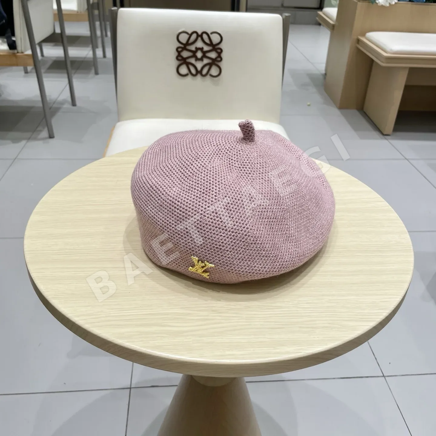 루이비통 심플 베레모 모자 186143