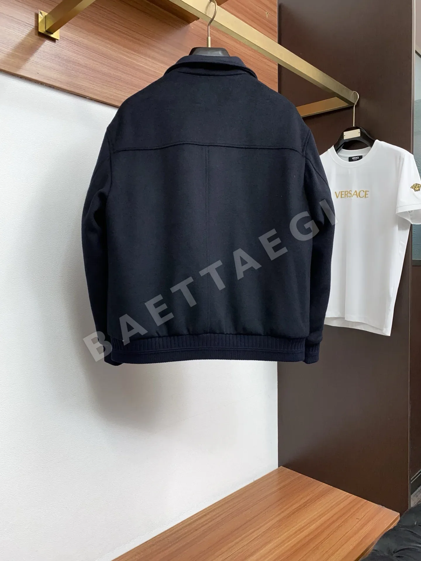 로로피아나 울 다운 라펠 카라 남성 자켓 상세 이미지 10