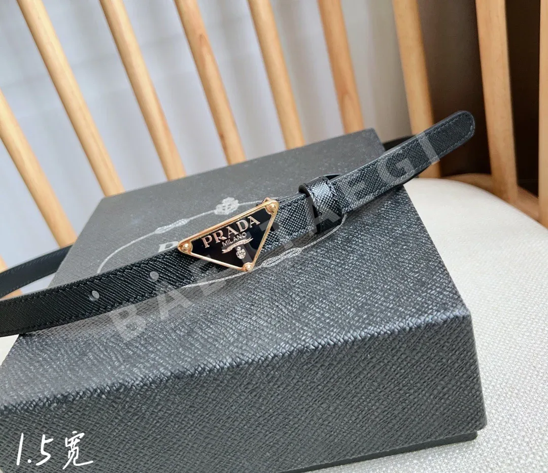 프라다 사피아노 가죽 삼각 로고 벨트 상세 이미지 7