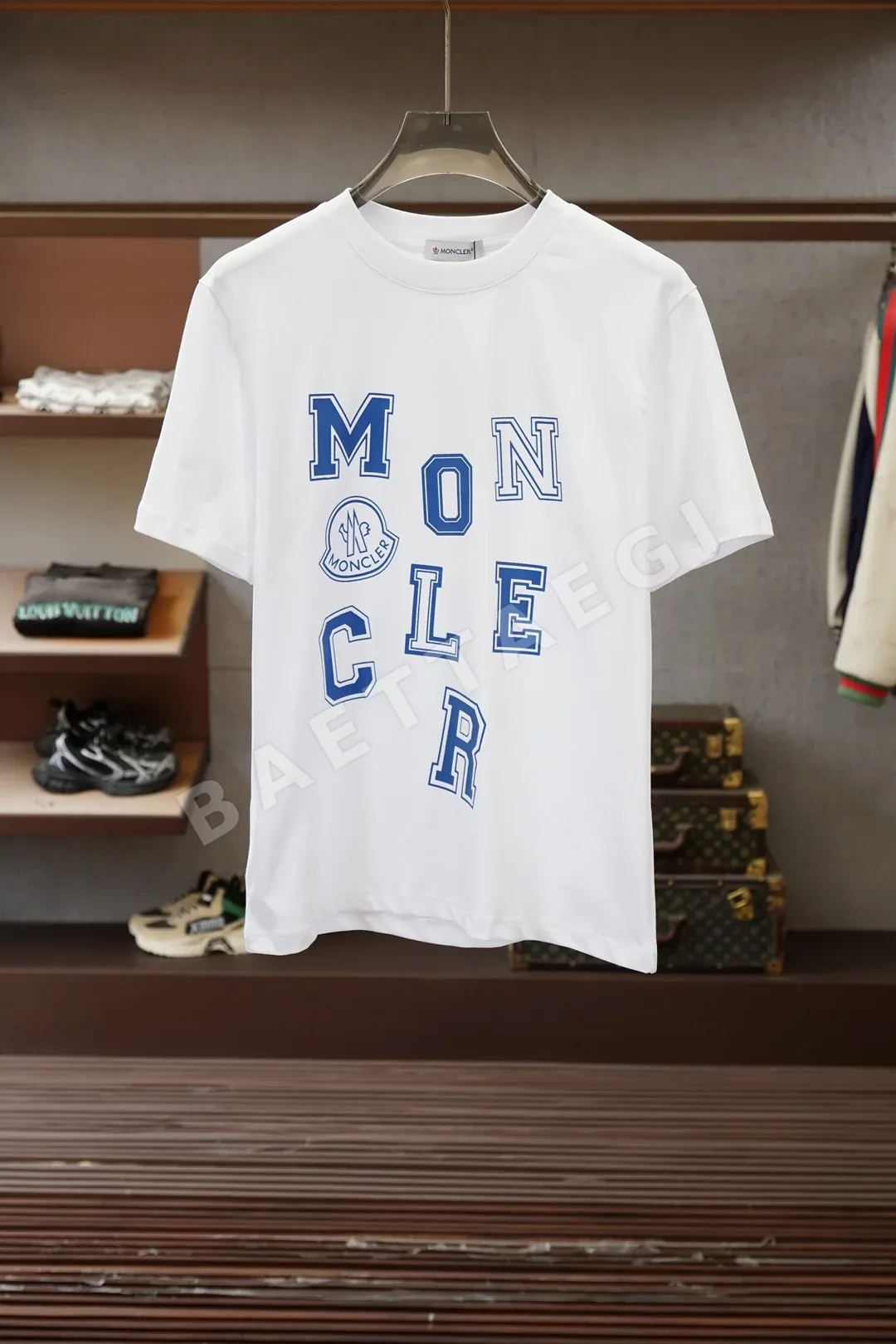 몽클레르 3D 프린트 로고 남성 반팔 티셔츠 48741
