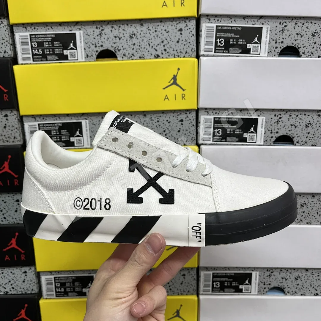 오프화이트 아블로 벌크 로우 202398 Off White Abloh Vulc Low Top White