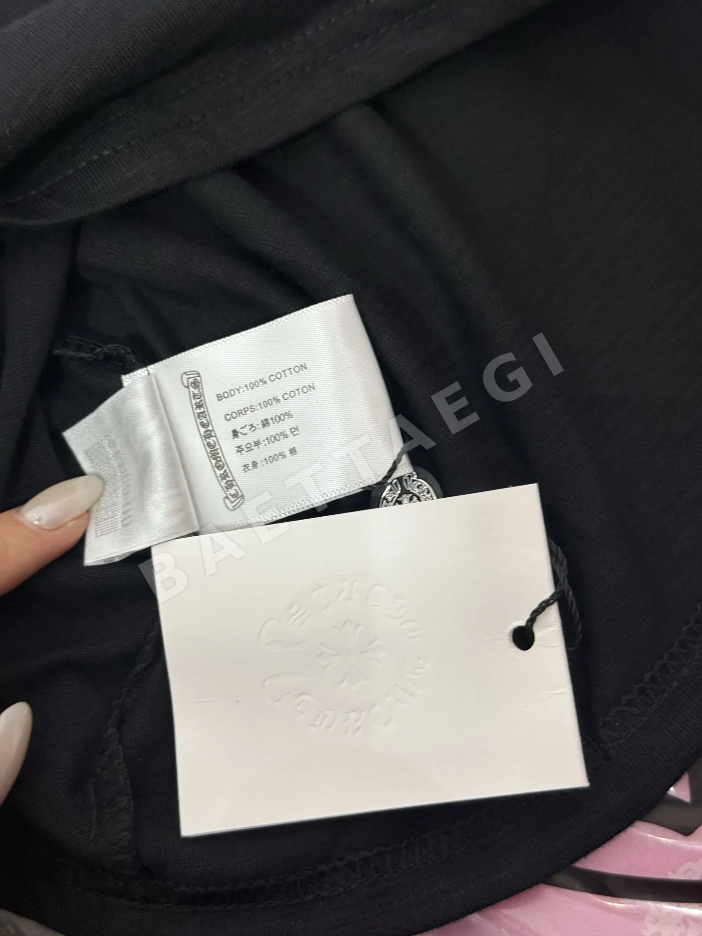 크롬하츠 여성 반팔 티셔츠 상세 이미지 6