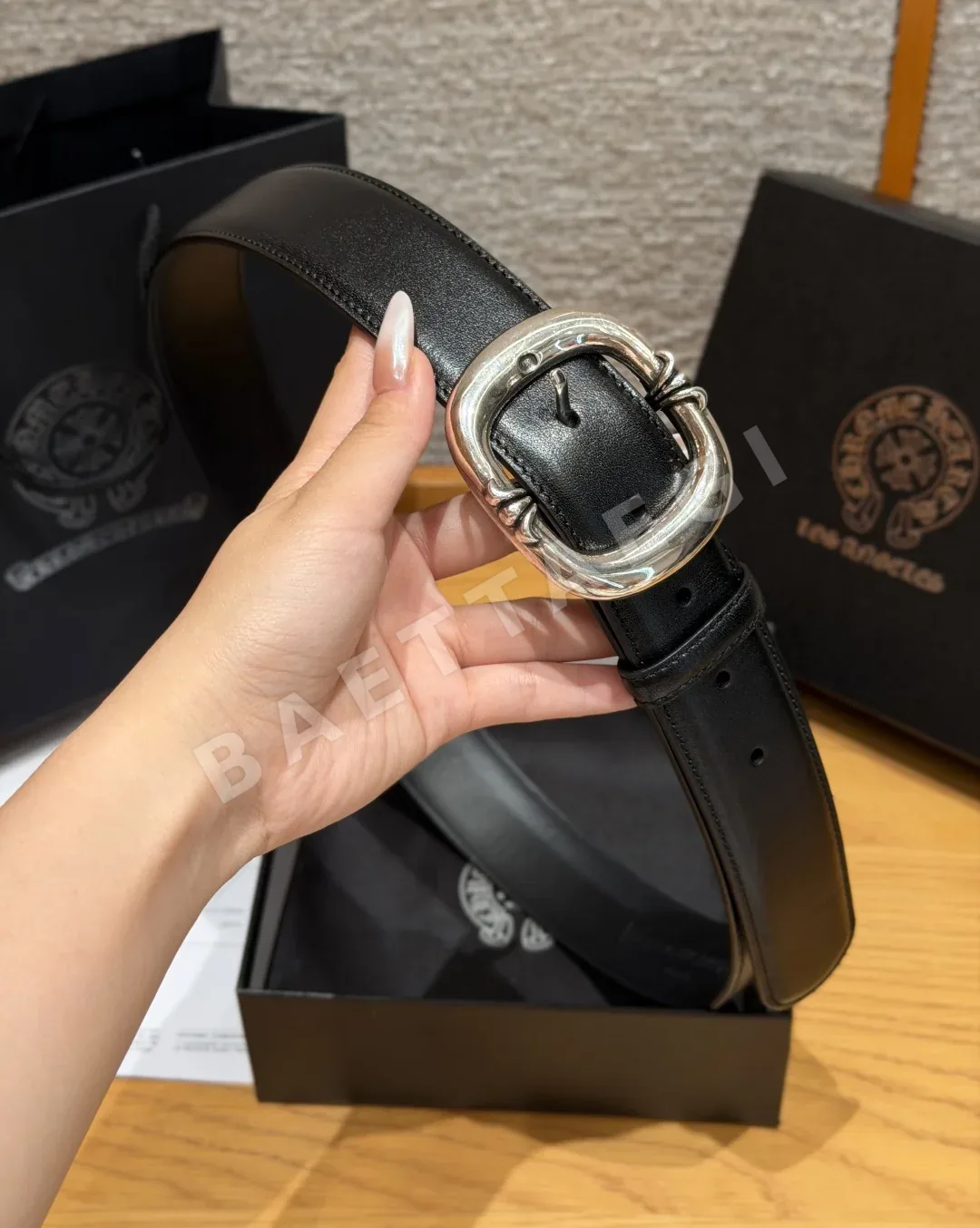 크롬하츠 건슬링거 오벌 버클 벨트 38mm 상세 이미지 3