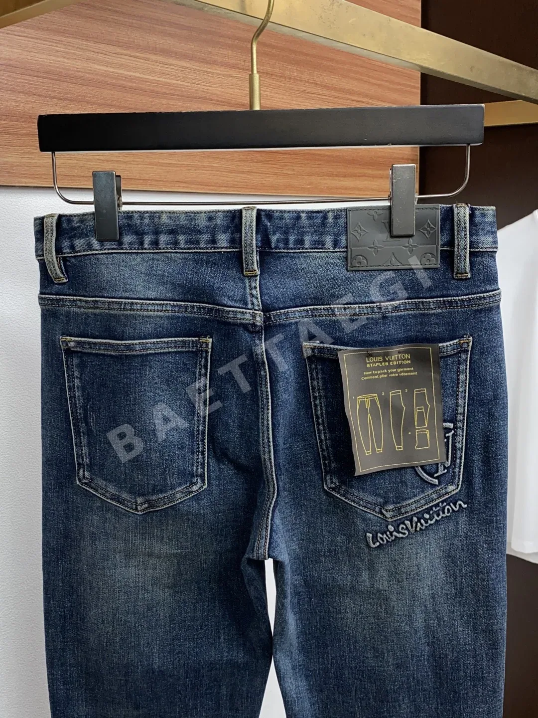 루이비통 남성 데님 바지 상세 이미지 9