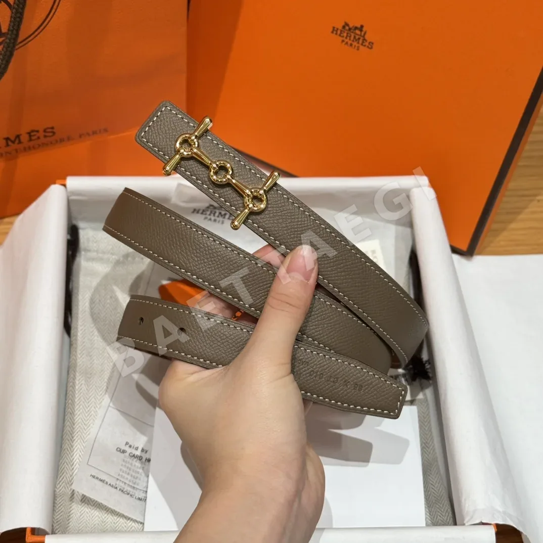 에르메스 H자형 버클 스위프트 앤 앱송 가죽 벨트 상세 이미지 3