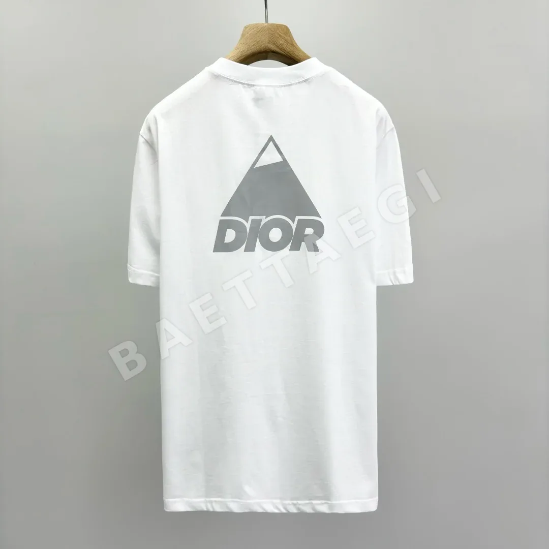 디올 루즈핏 코튼 반팔 티셔츠 상세 이미지 2