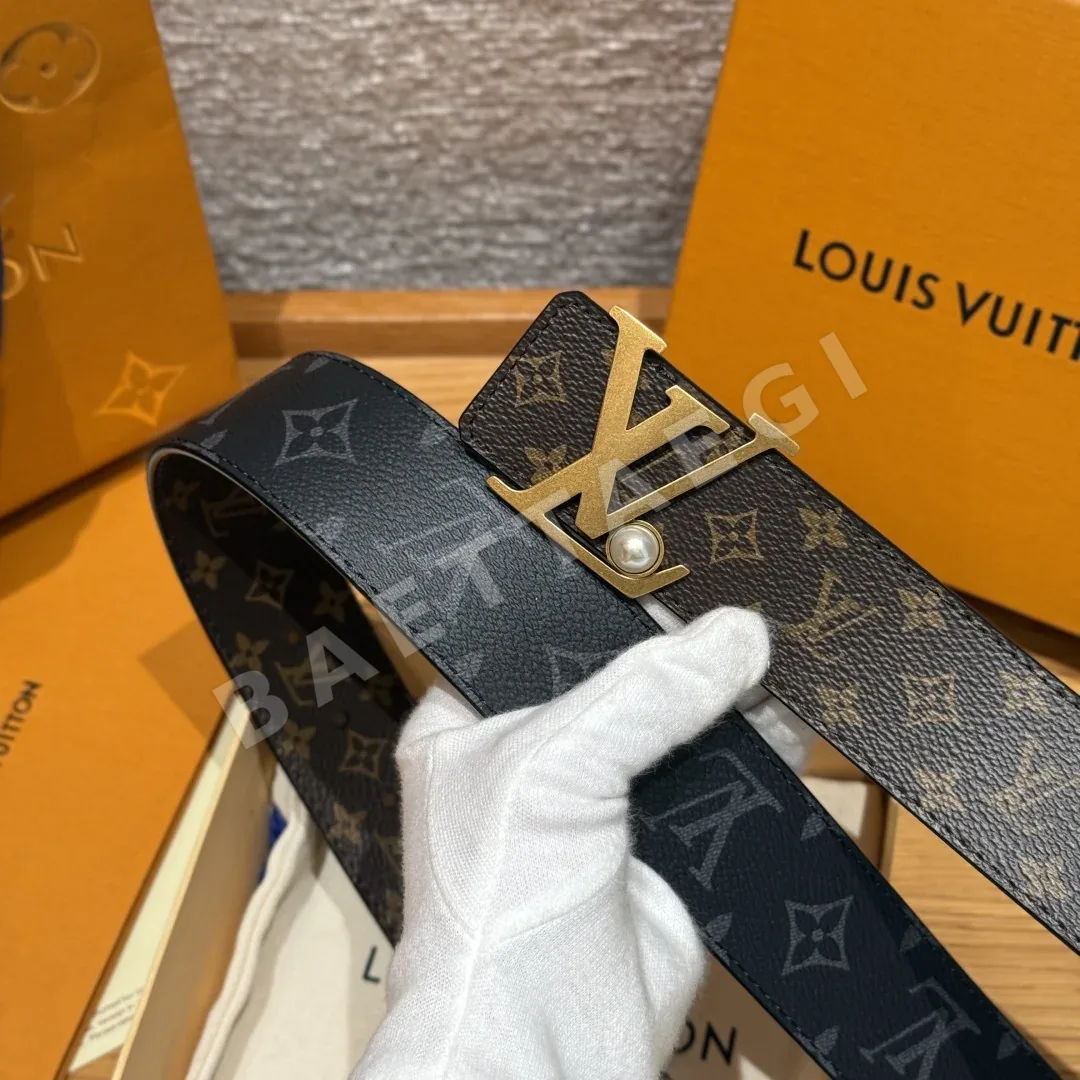 루이비통 LV 이니셜 펄 40mm 리버시블 벨트 상세 이미지 7