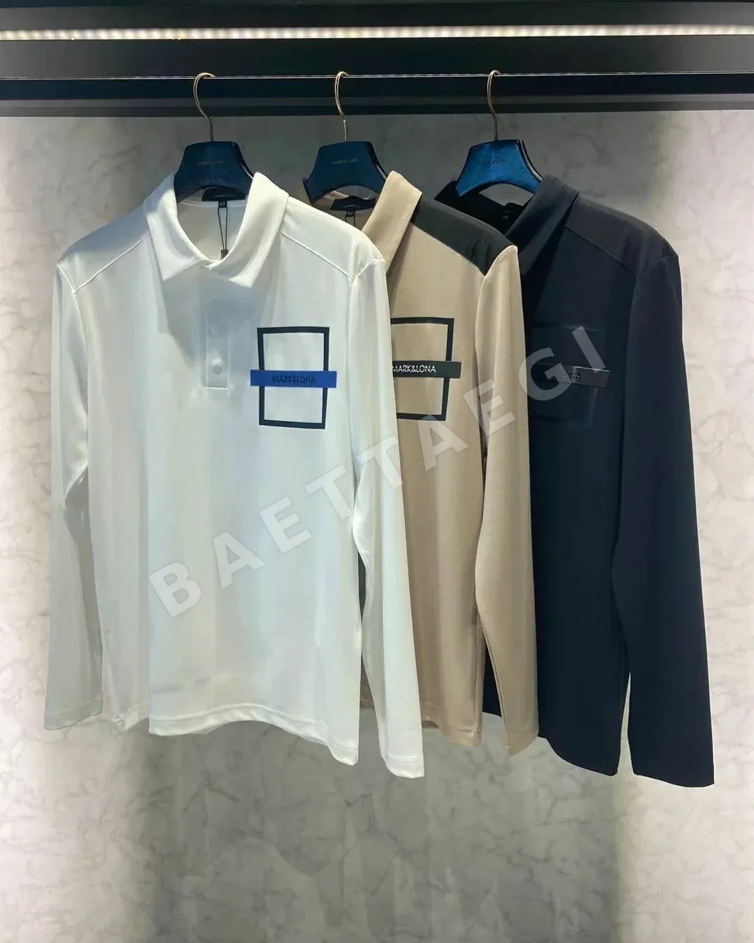 마크앤로나 남성 긴소매 골프 티셔츠 153878