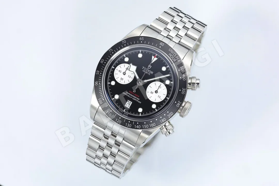 튜더 블랙베이 크로노그래프 타키미터 베젤 ZF 공장 남성 시계 레플리카 45591 Tudor 상세 이미지 3