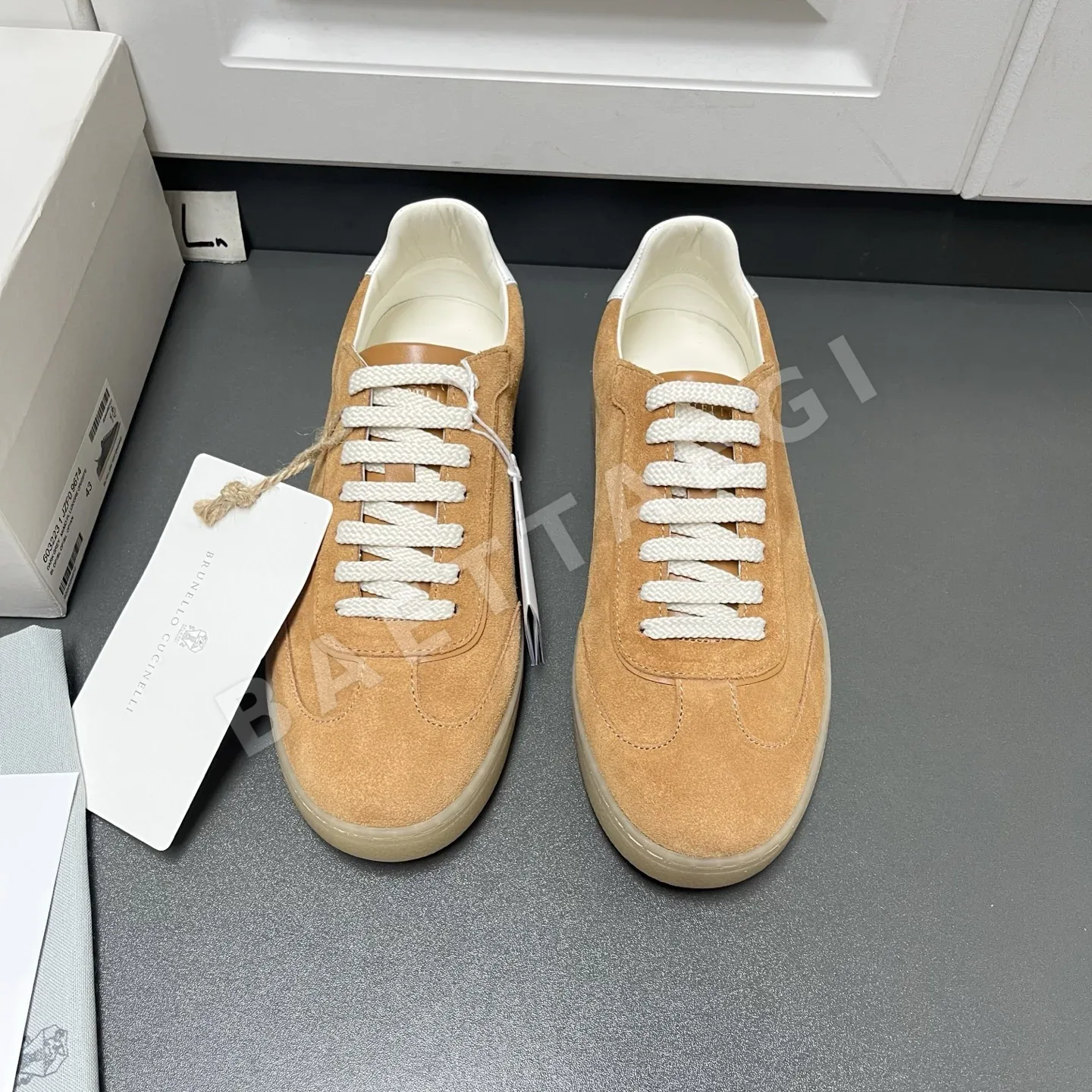 브루넬로쿠치넬리 스니커즈 남성 소가죽 BC 캐주얼 206973