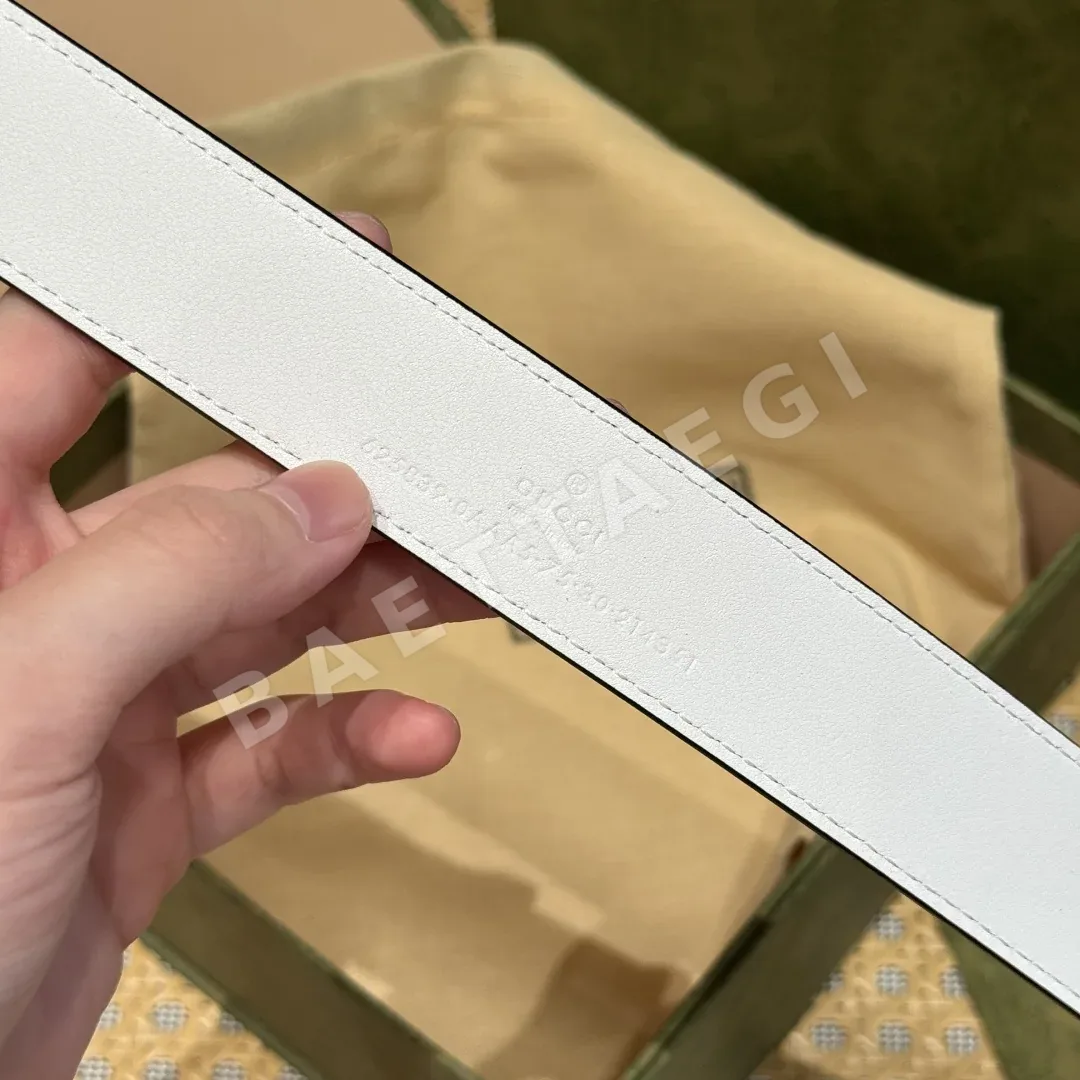 구찌 인터로킹 더블 G 가죽 벨트 상세 이미지 8