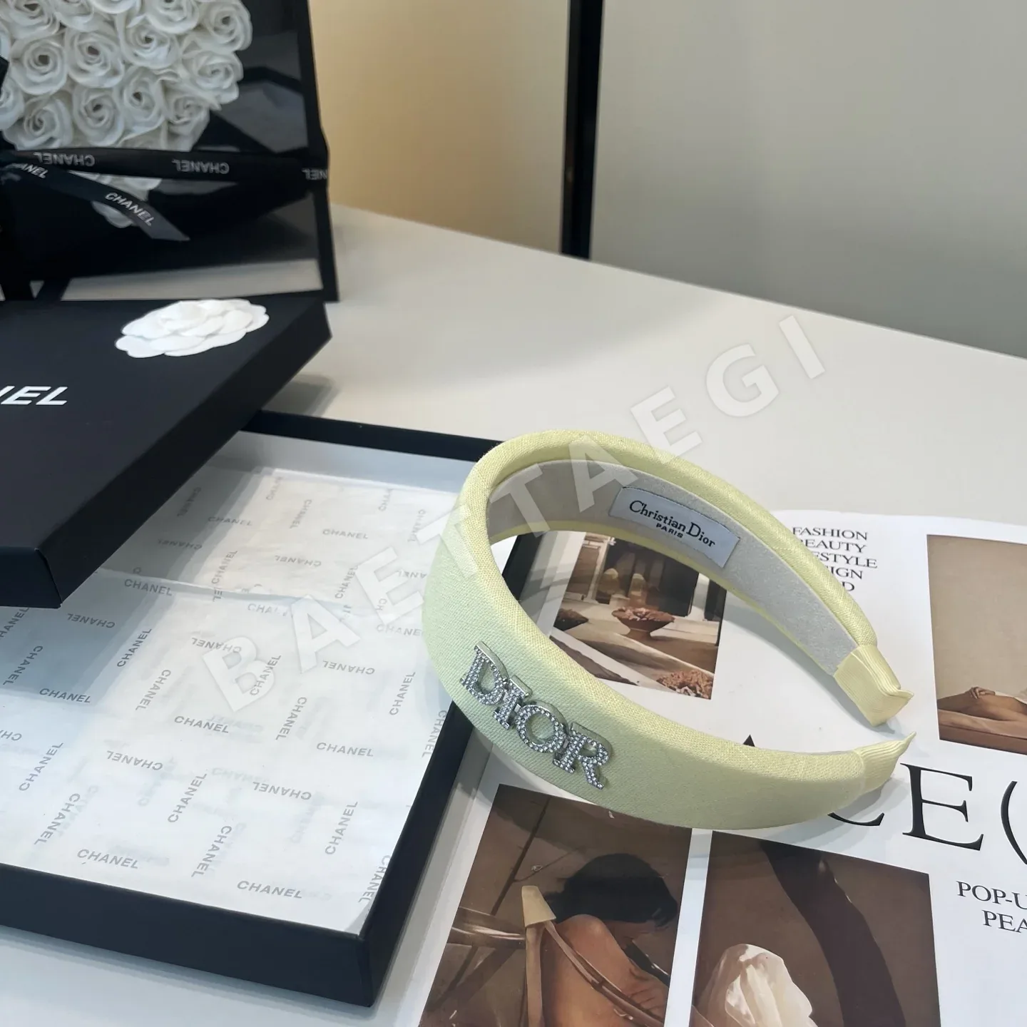 디올 CD 헤드밴드 상세 이미지 4