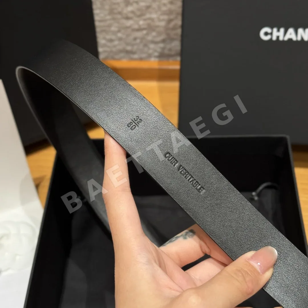 샤넬 카프스킨 양면 벨트 상세 이미지 9