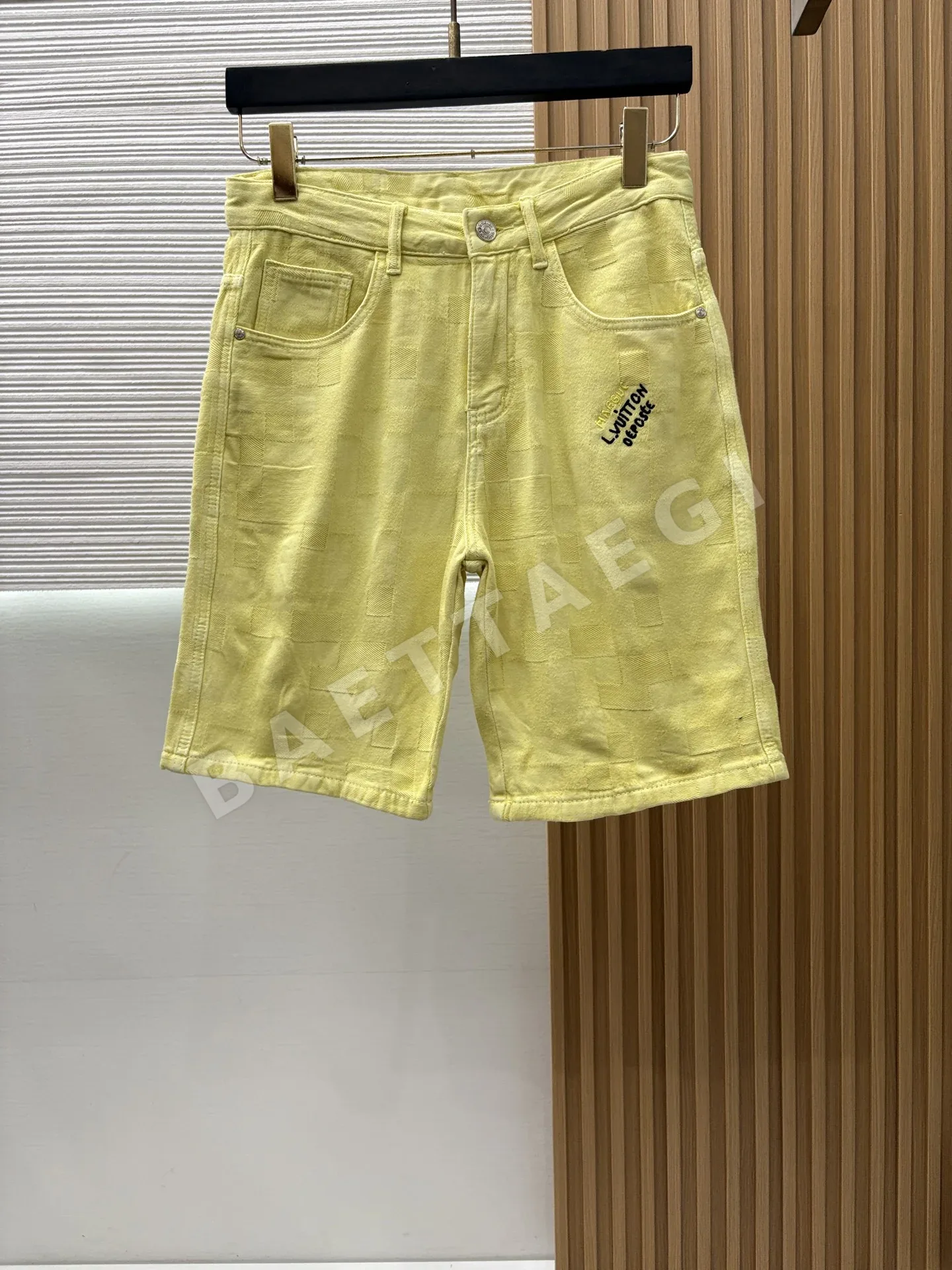 루이비통 데님 스트레이트 남성 반바지 68966