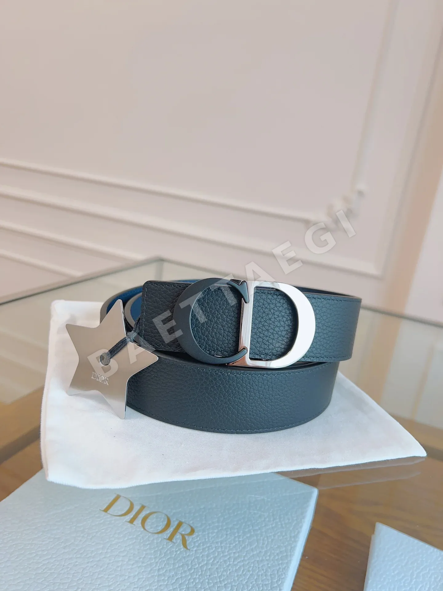 디올 인핸스드 에디션 가죽 벨트 57239