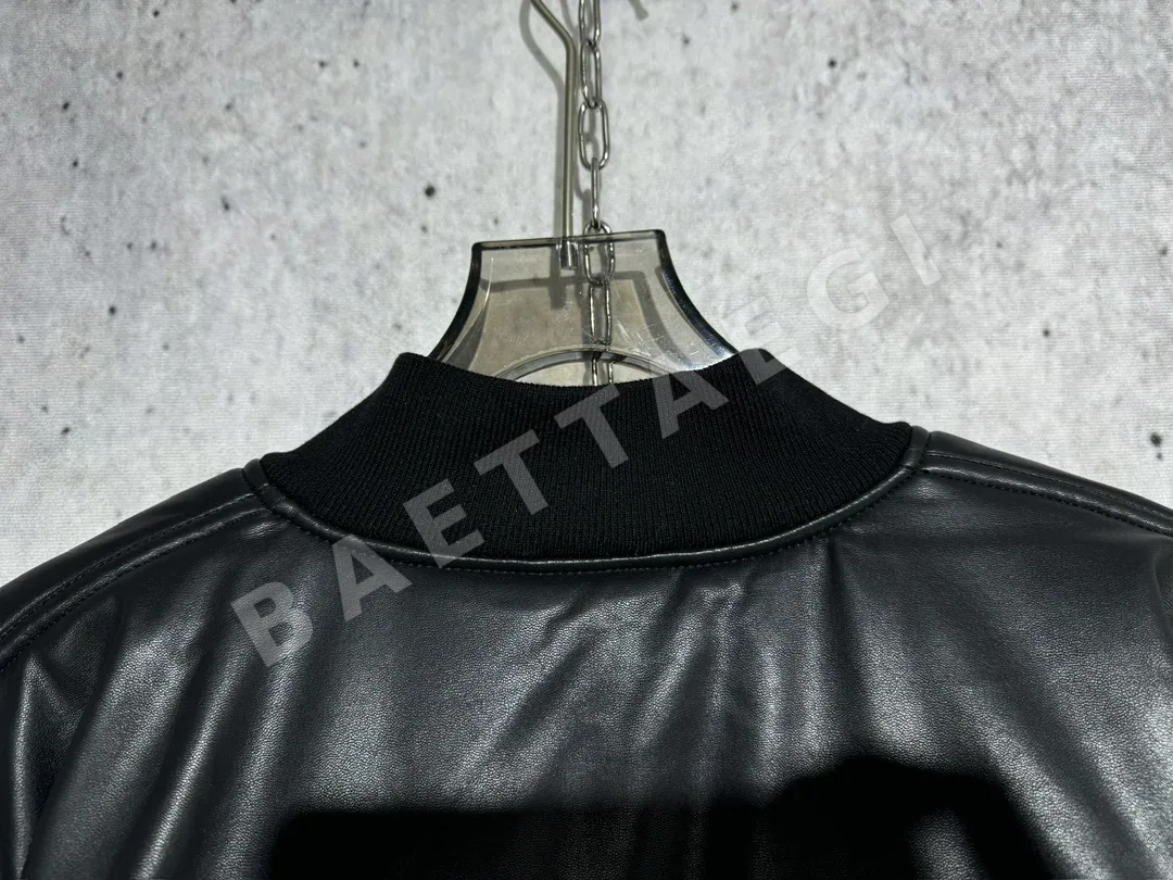 발렌시아가 프린트 레더 자켓 56900-F 상세 이미지 12