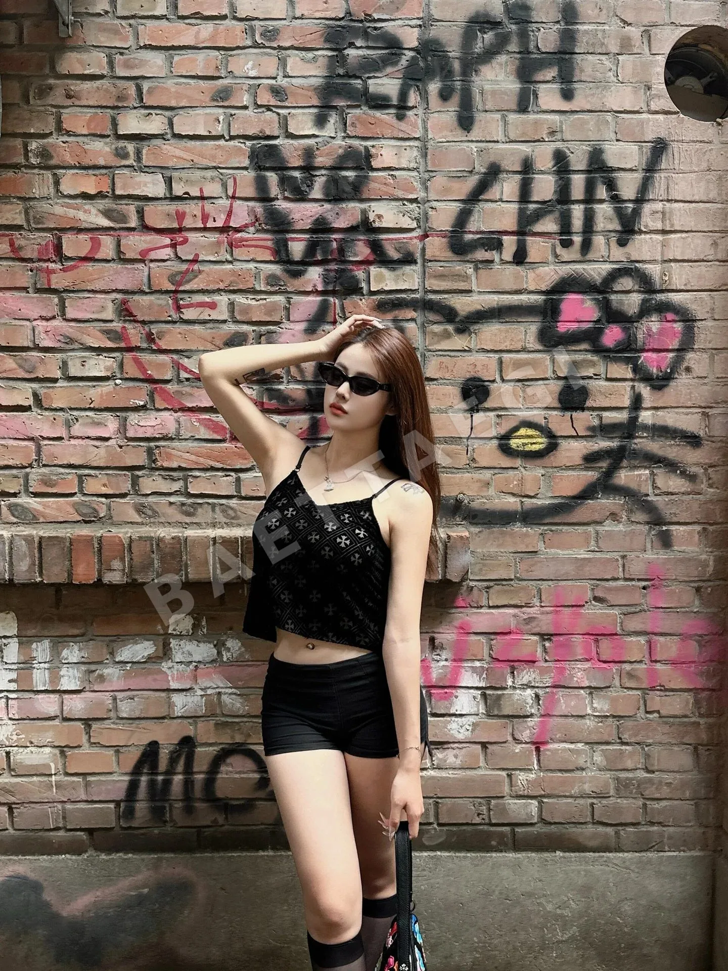크롬하츠 여성 벨벳 캐미솔 반팔 상세 이미지 23