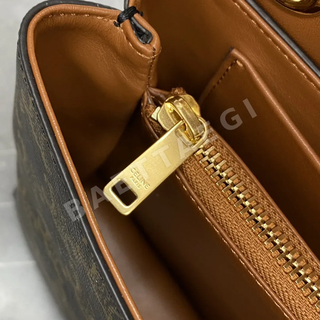 셀린느 트리옴페 금장 잠금장치 지갑 상세 이미지 7