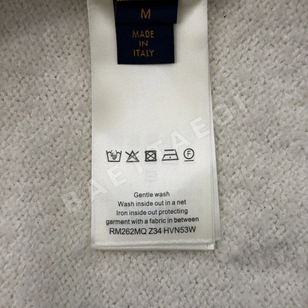 루이비통 LV 자수 울 혼방 지퍼 자켓 상세 이미지 9