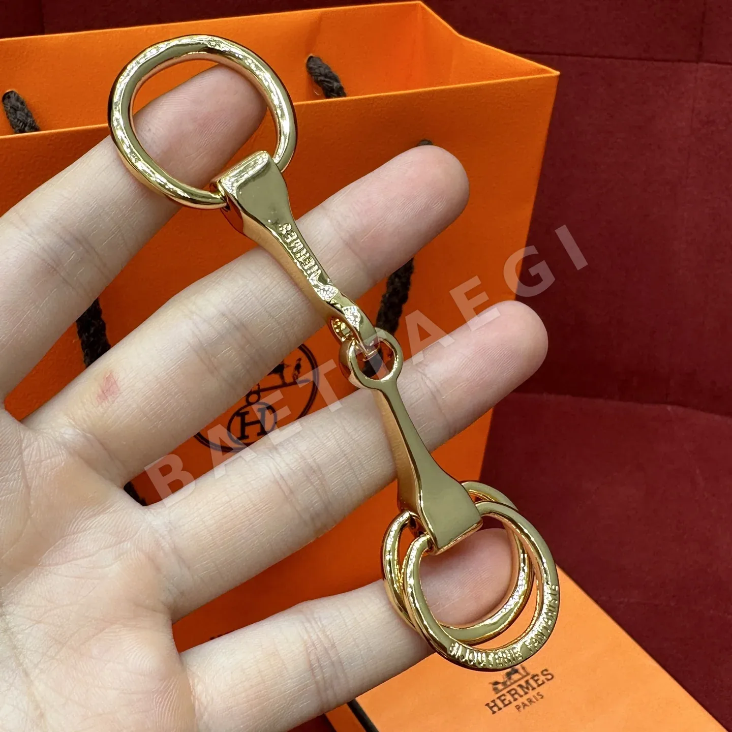에르메스 Mors 스카프 클립 악세사리 180213