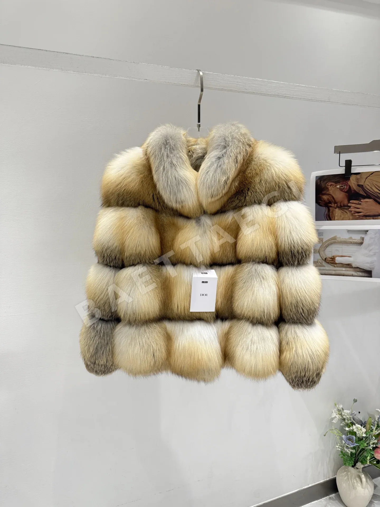 디올 폭스퍼 여성 자켓 206003