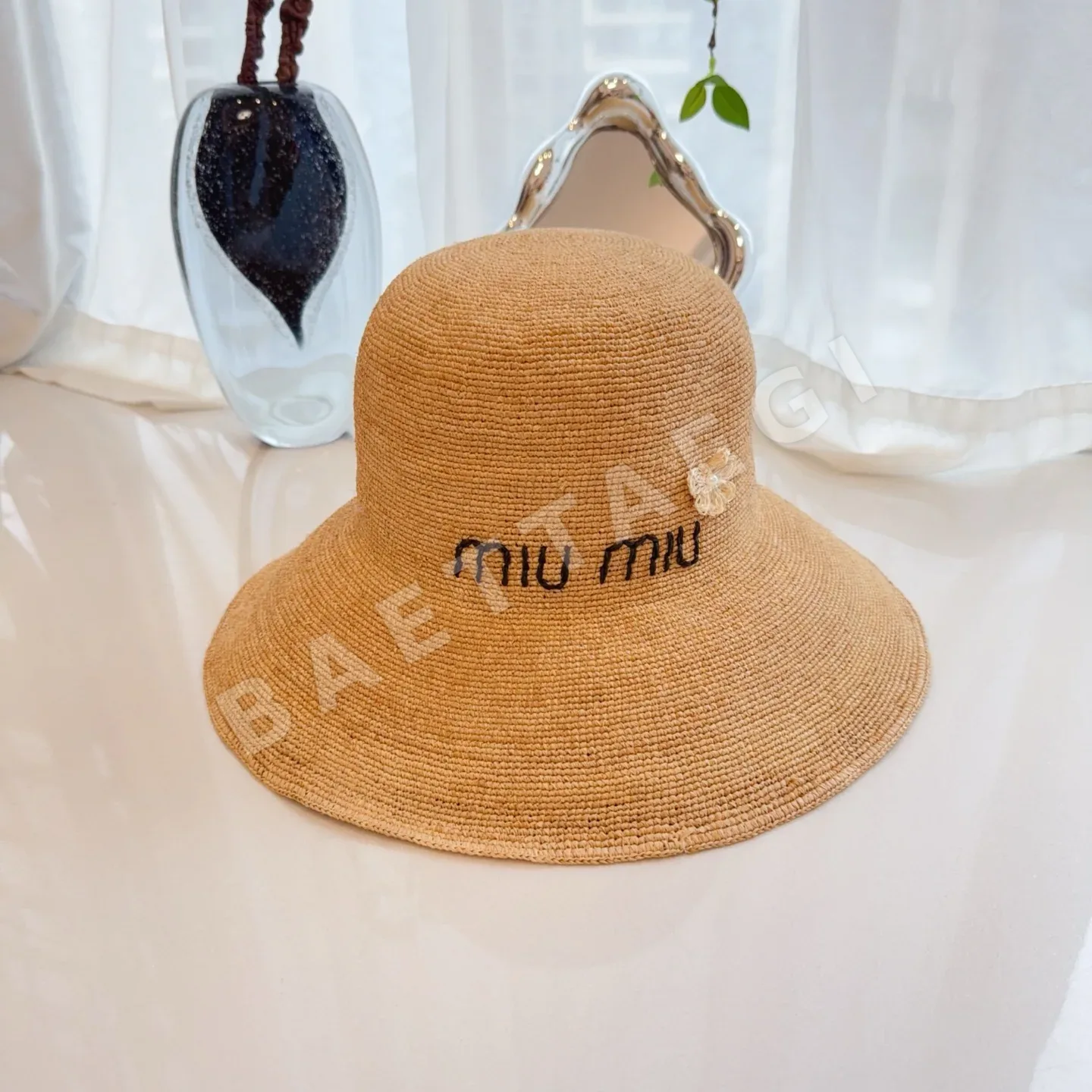 미우미우 모자 80847 Miu Miu Cap 상세 이미지 6