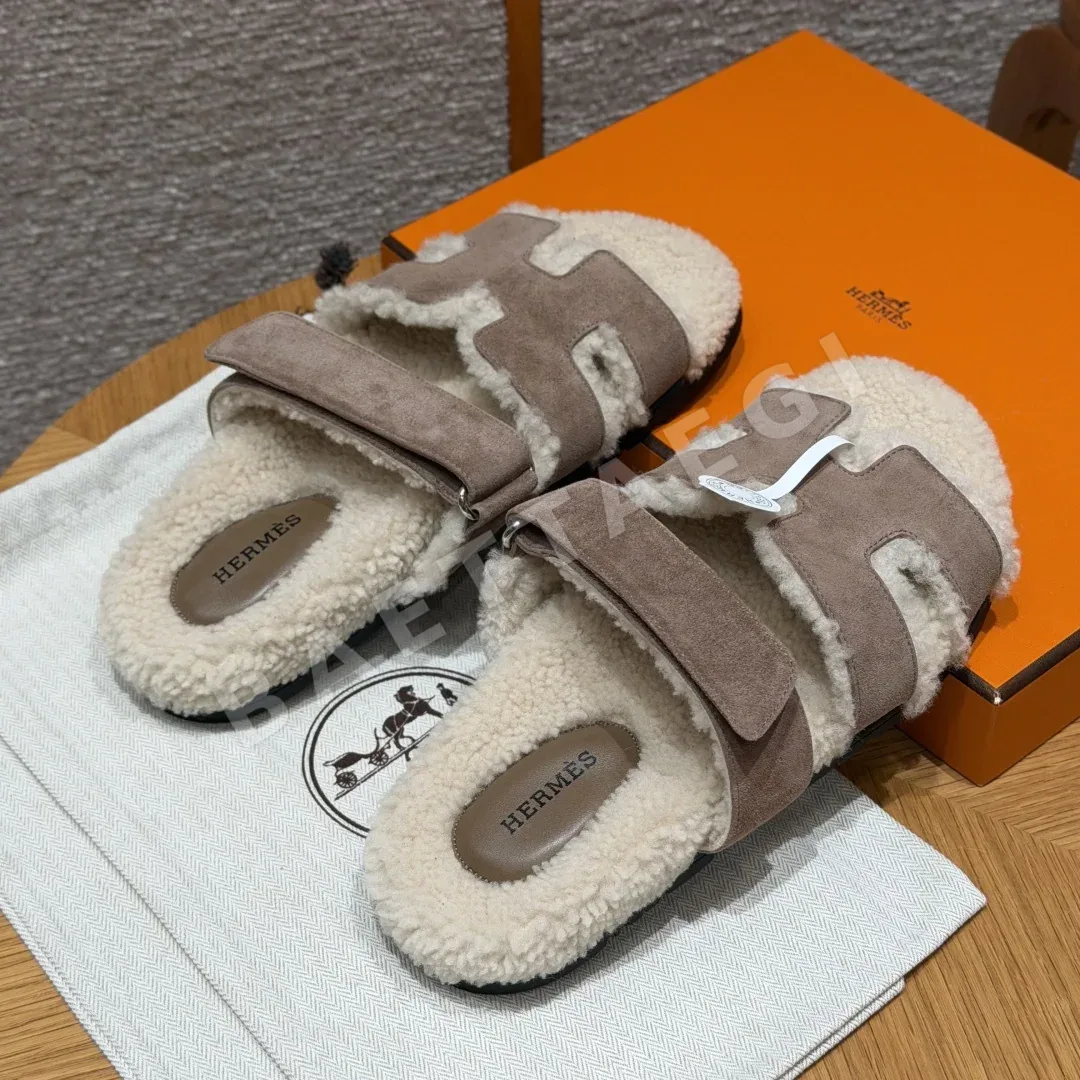 에르메스 시프레 샌들 엘리펀트 그레이 스웨이드 상세 이미지 7