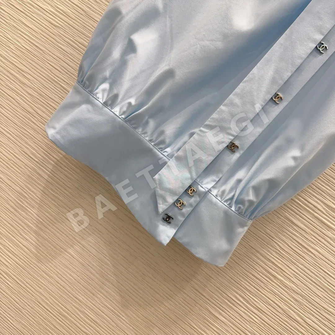 샤넬 여성 린넨 셔츠 상세 이미지 5