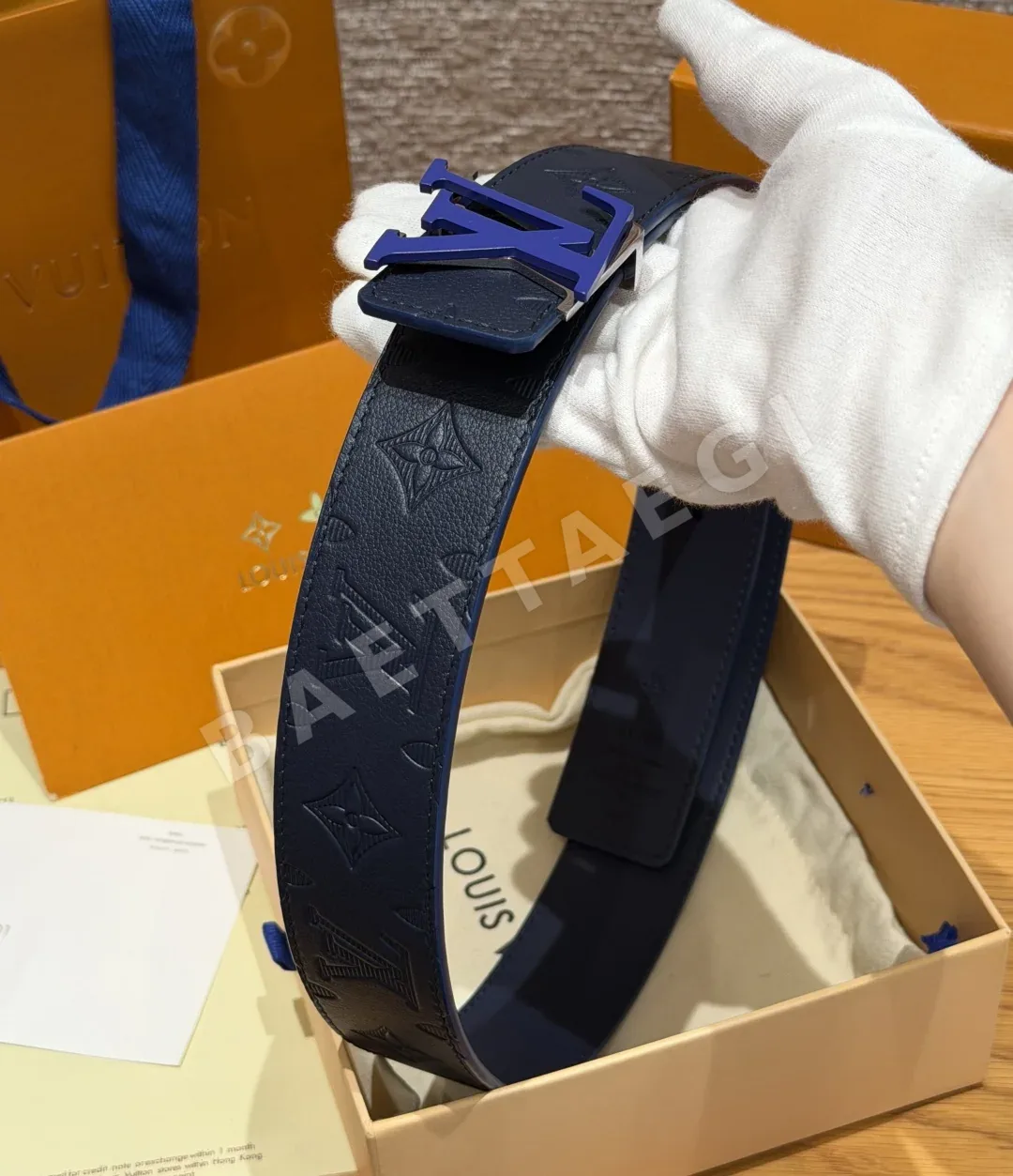 루이비통 이니셜 섀도우 양면 가죽 벨트 상세 이미지 7