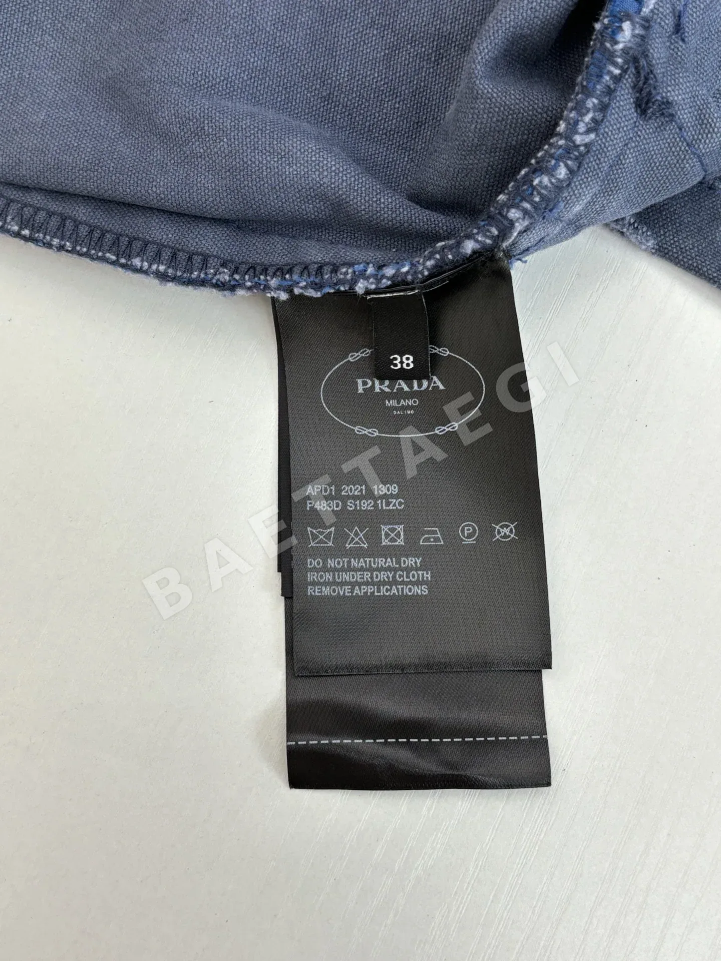 프라다 데님 포켓 자켓 남녀공용 상세 이미지 11