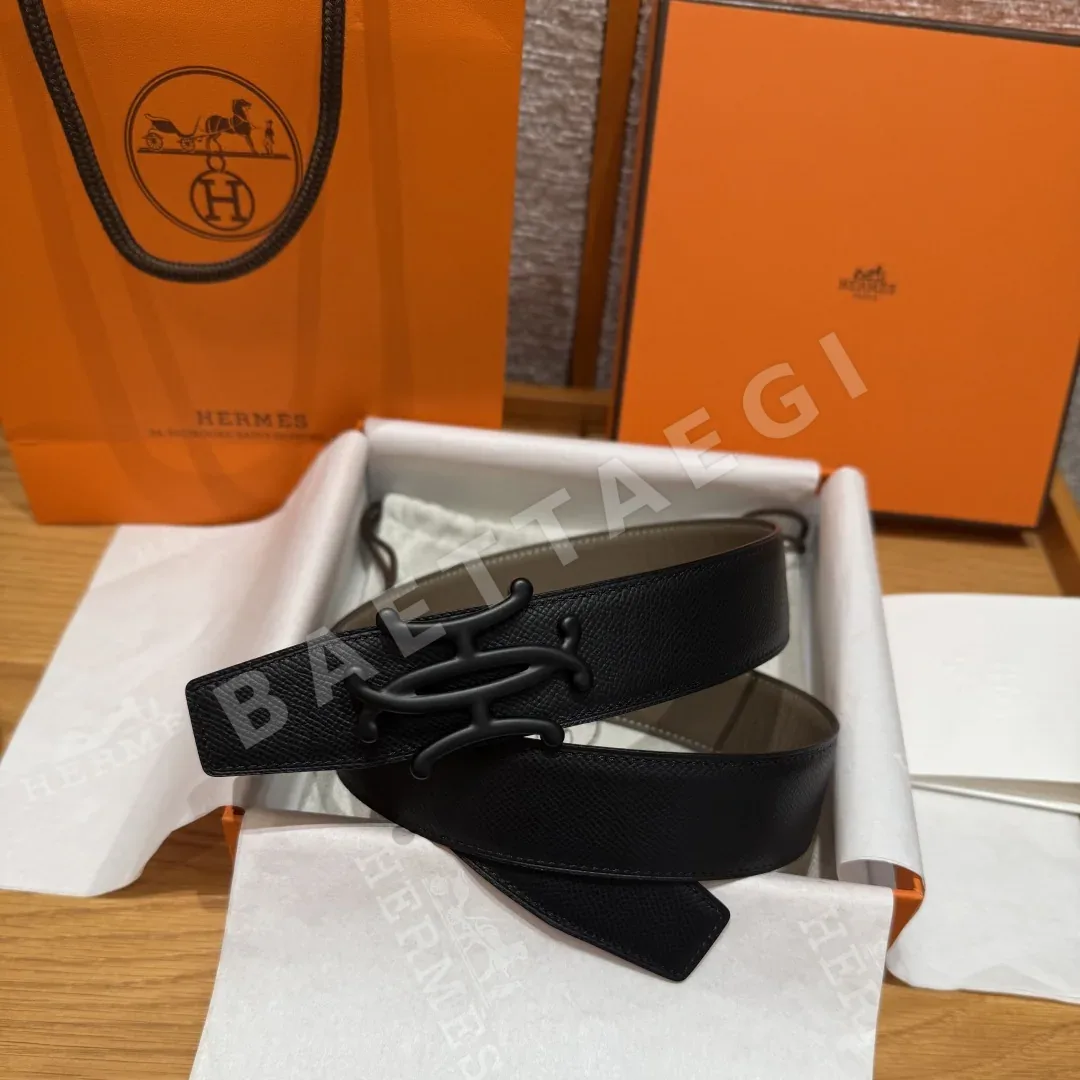 에르메스 패밀리 리버시블 남성 벨트 상세 이미지 2