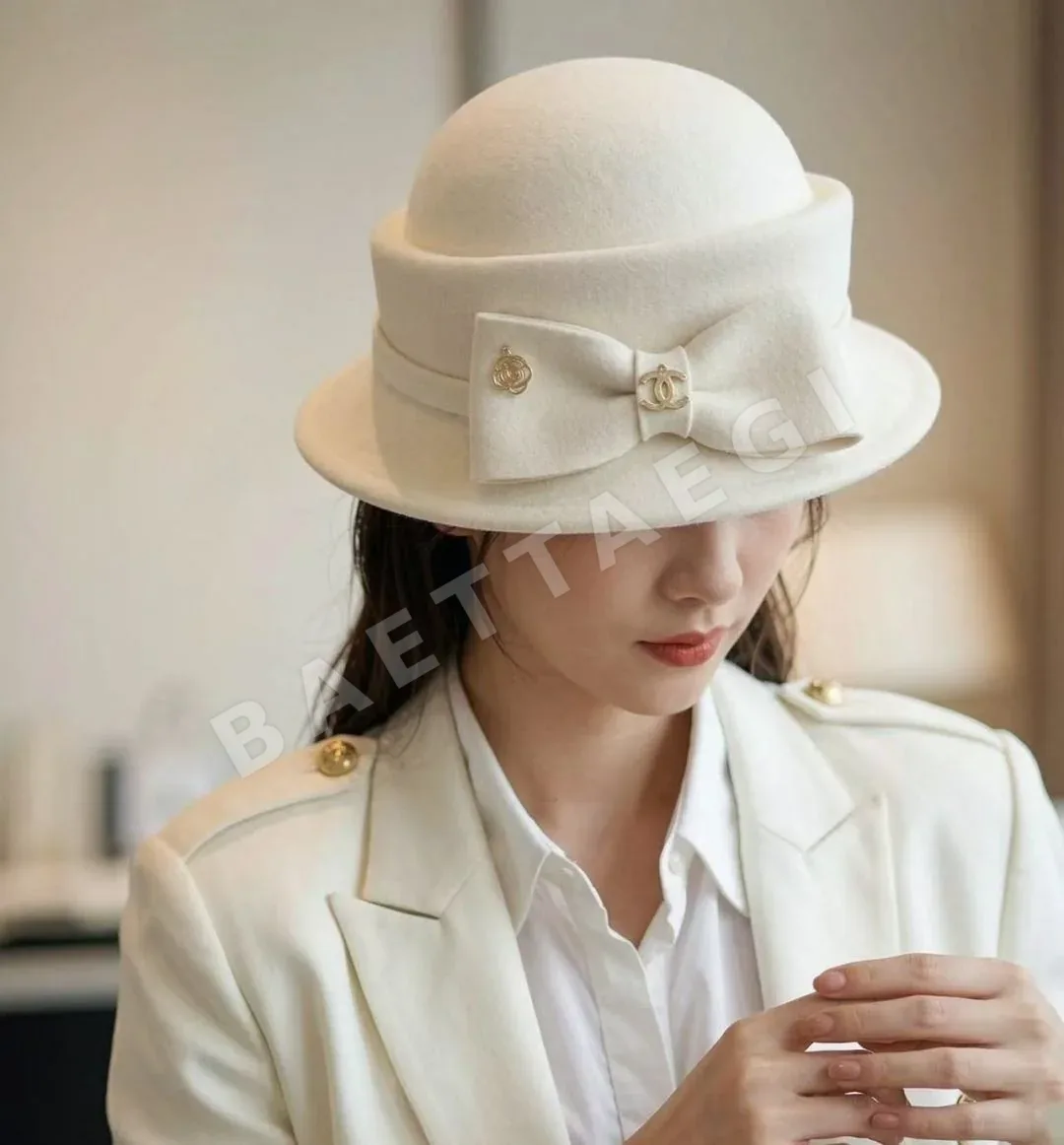 샤넬 캐시미어 버킷 햇 모자 185433