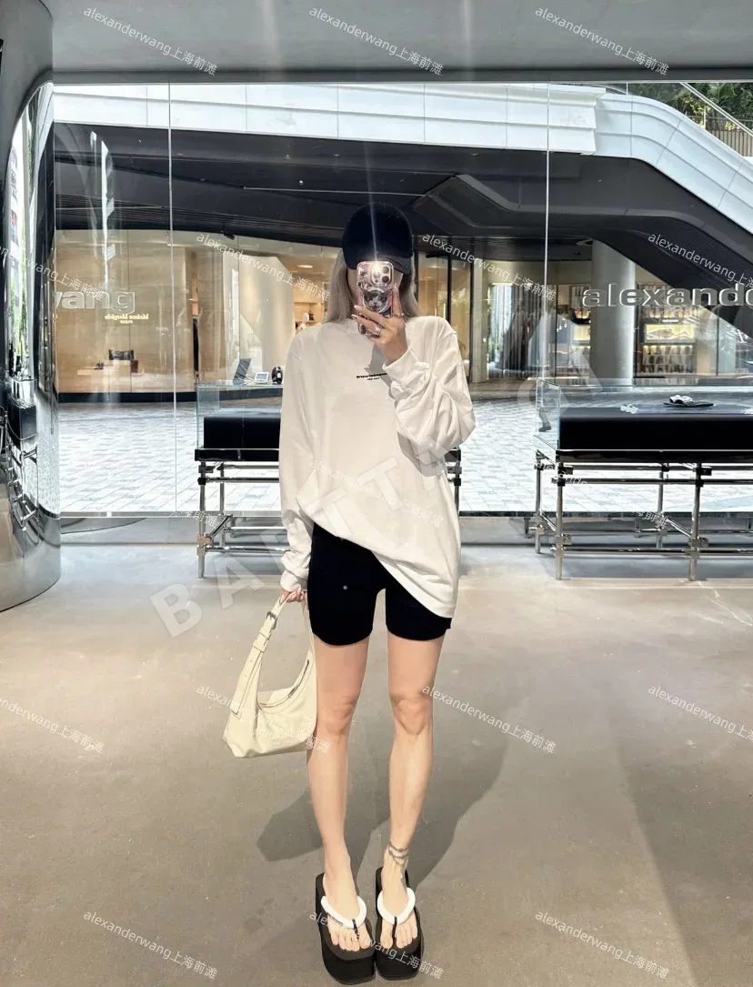 알렉산더왕 스몰로고 3D 프린트 남성 긴팔 티셔츠 상세 이미지 16