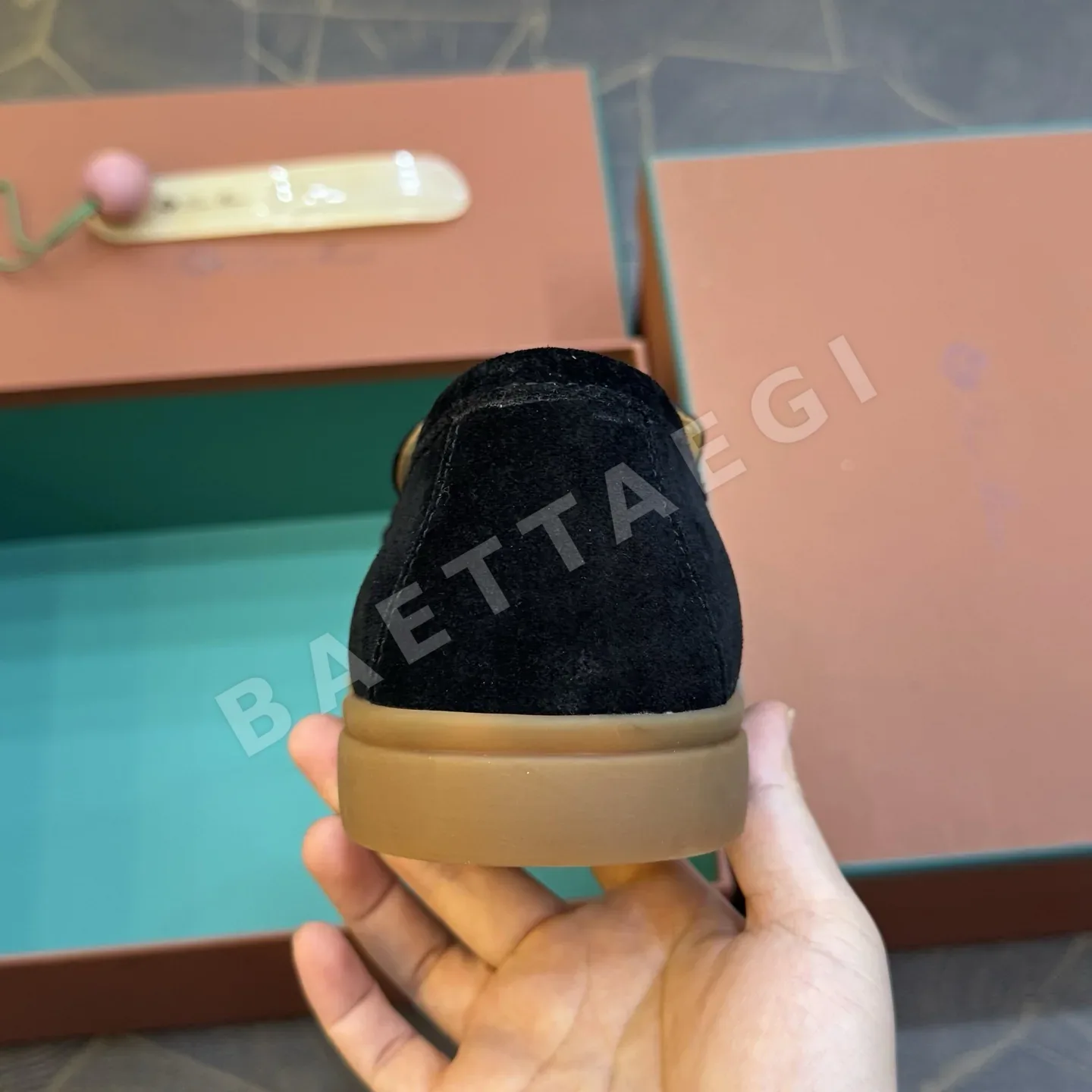 로로피아나 서머 워크 로퍼 스웨이드 상세 이미지 8