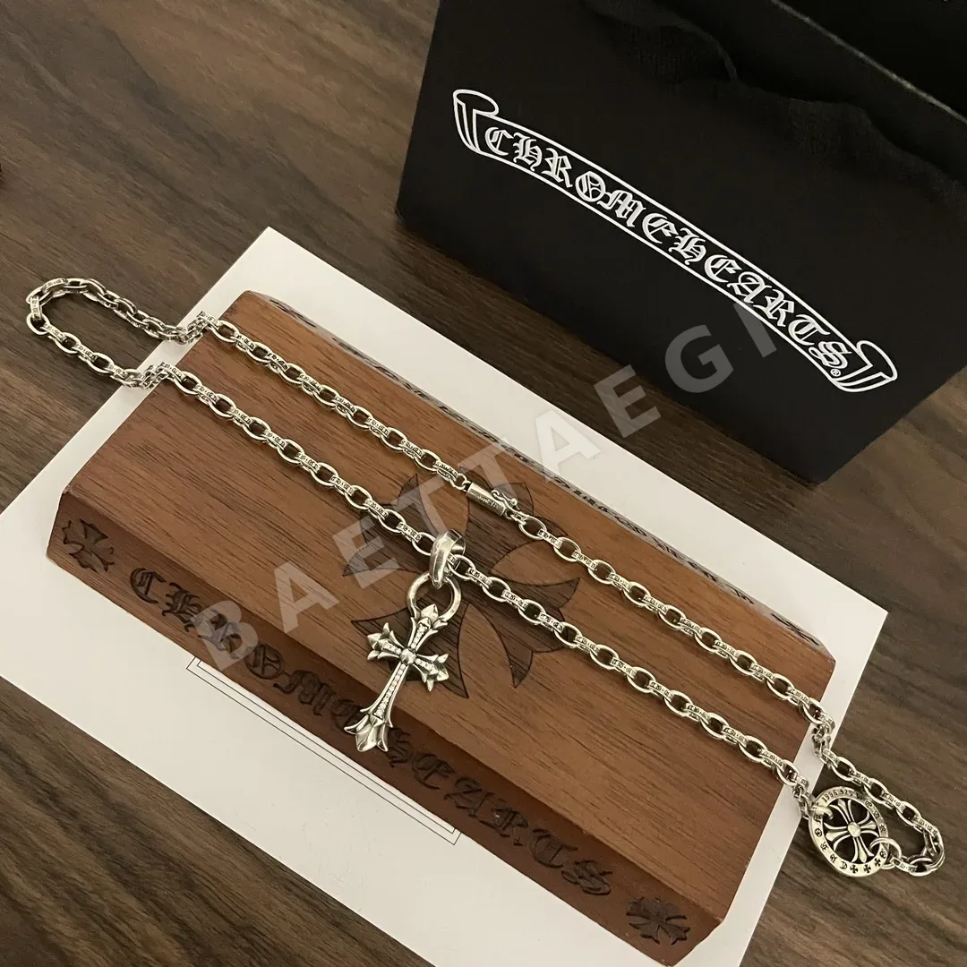 크롬하츠 클래식 레트로 크로스 펜던트 목걸이 상세 이미지 5