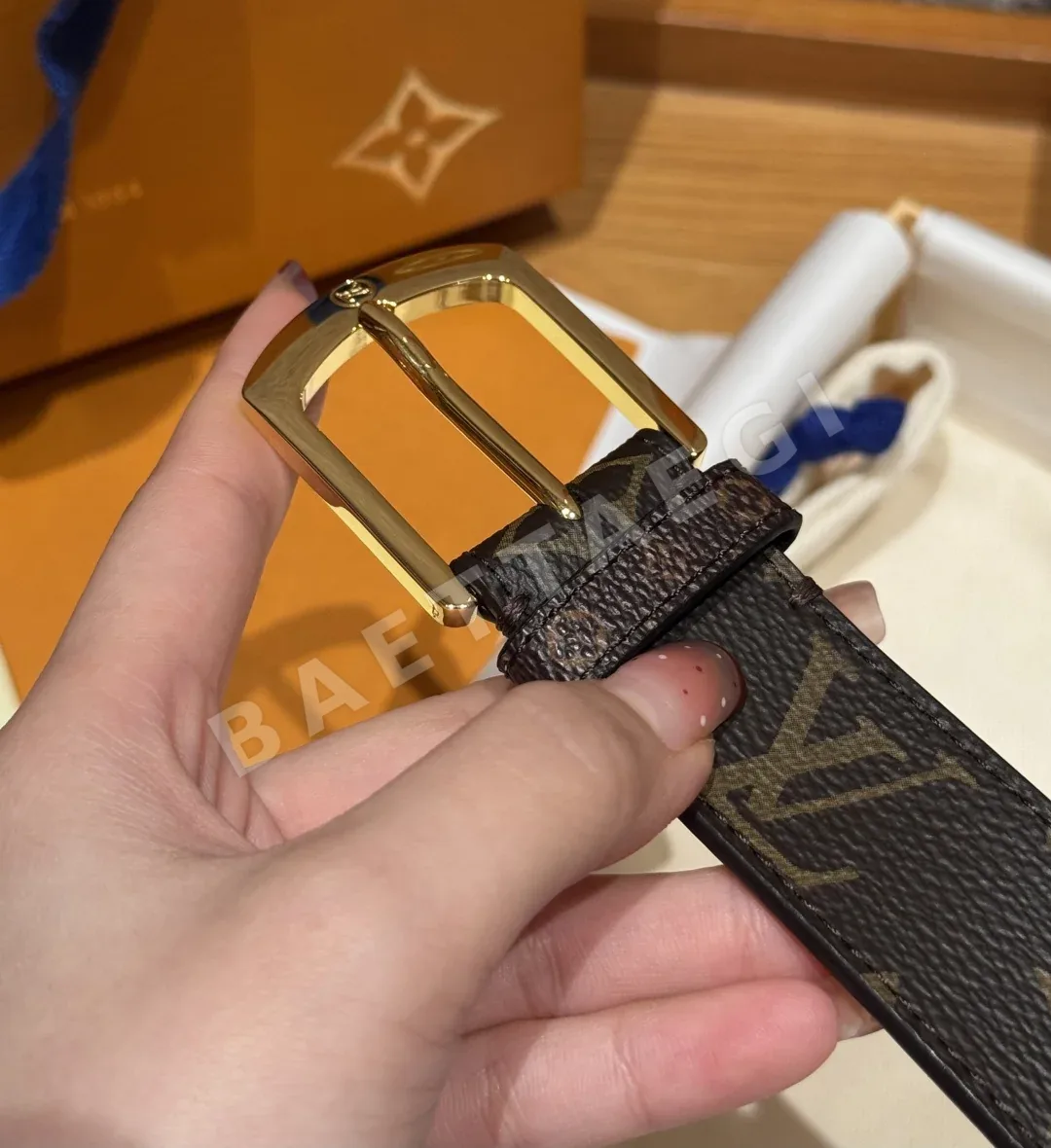 루이비통 폰누프 모노그램 양면 벨트 상세 이미지 6
