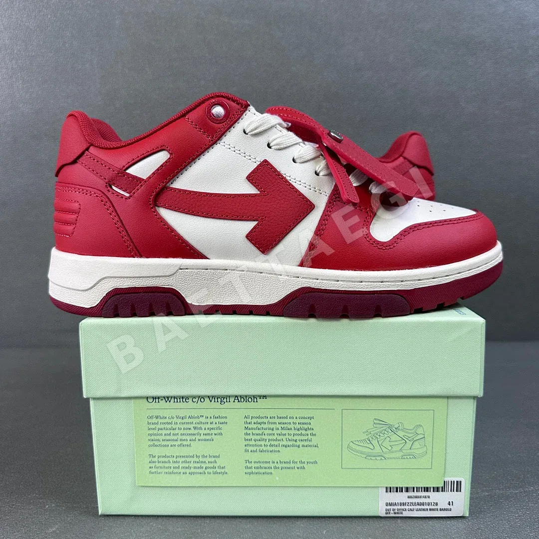 오프화이트 레드 화이트 202329 Off White