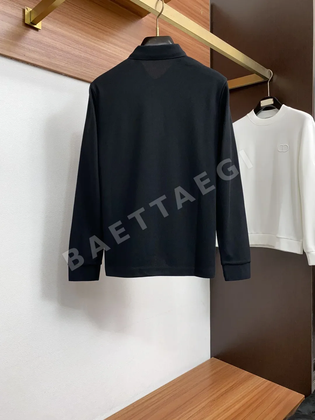 브리오니 실크 양면 폴로셔츠 긴팔 상세 이미지 10