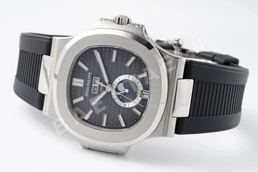 파텍필립 노틸러스 5726 애뉴얼 캘린더 러버스트랩 스틸 PPF 공장 레플리카 44074 Patek Philippe 상세 이미지 5
