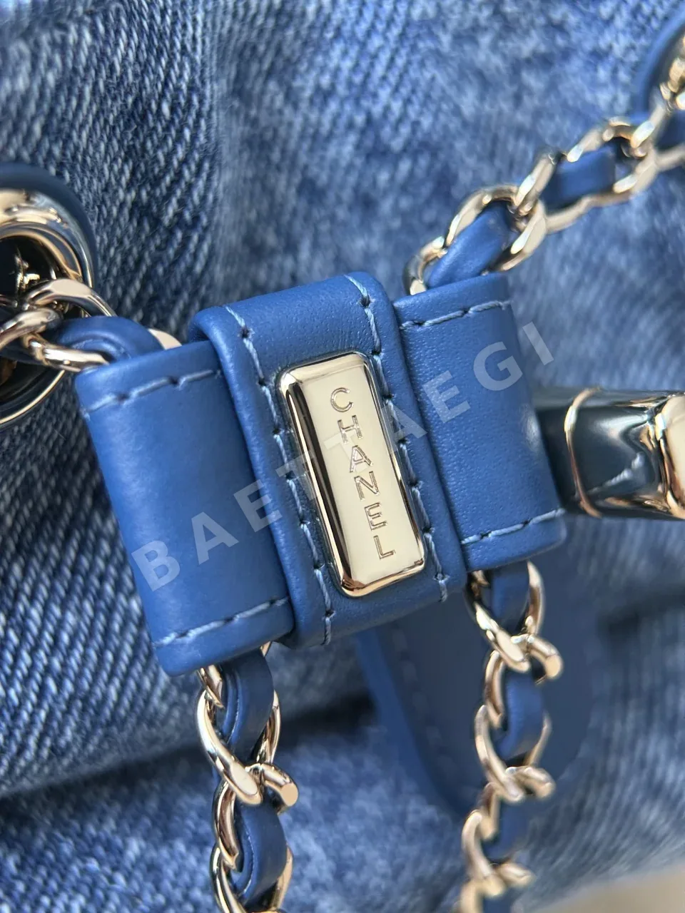 샤넬 더블 플랩 데님 가방 AS2908 상세 이미지 4