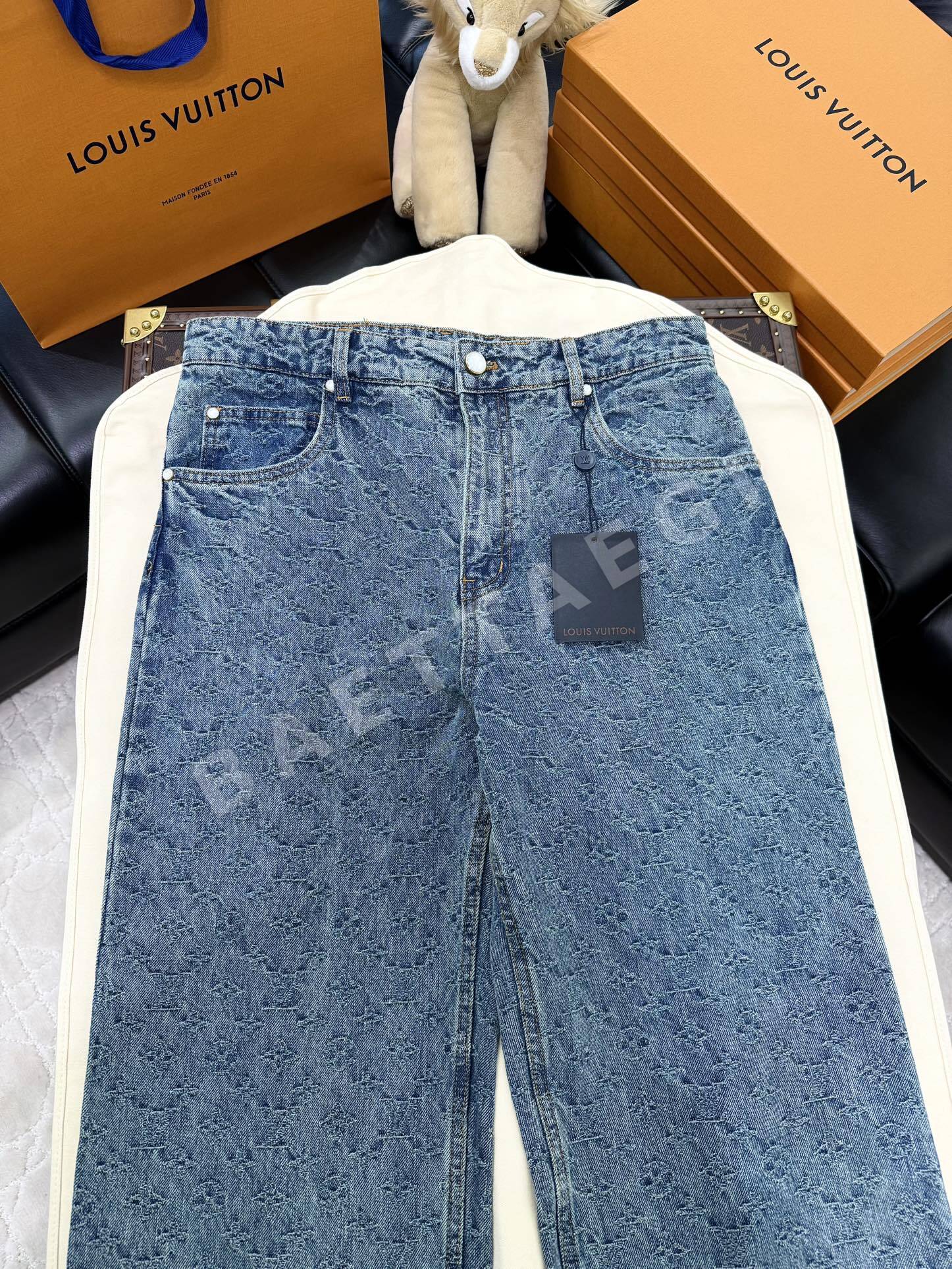 루이비통 LV 자카드 여성 바지 상세 이미지 3