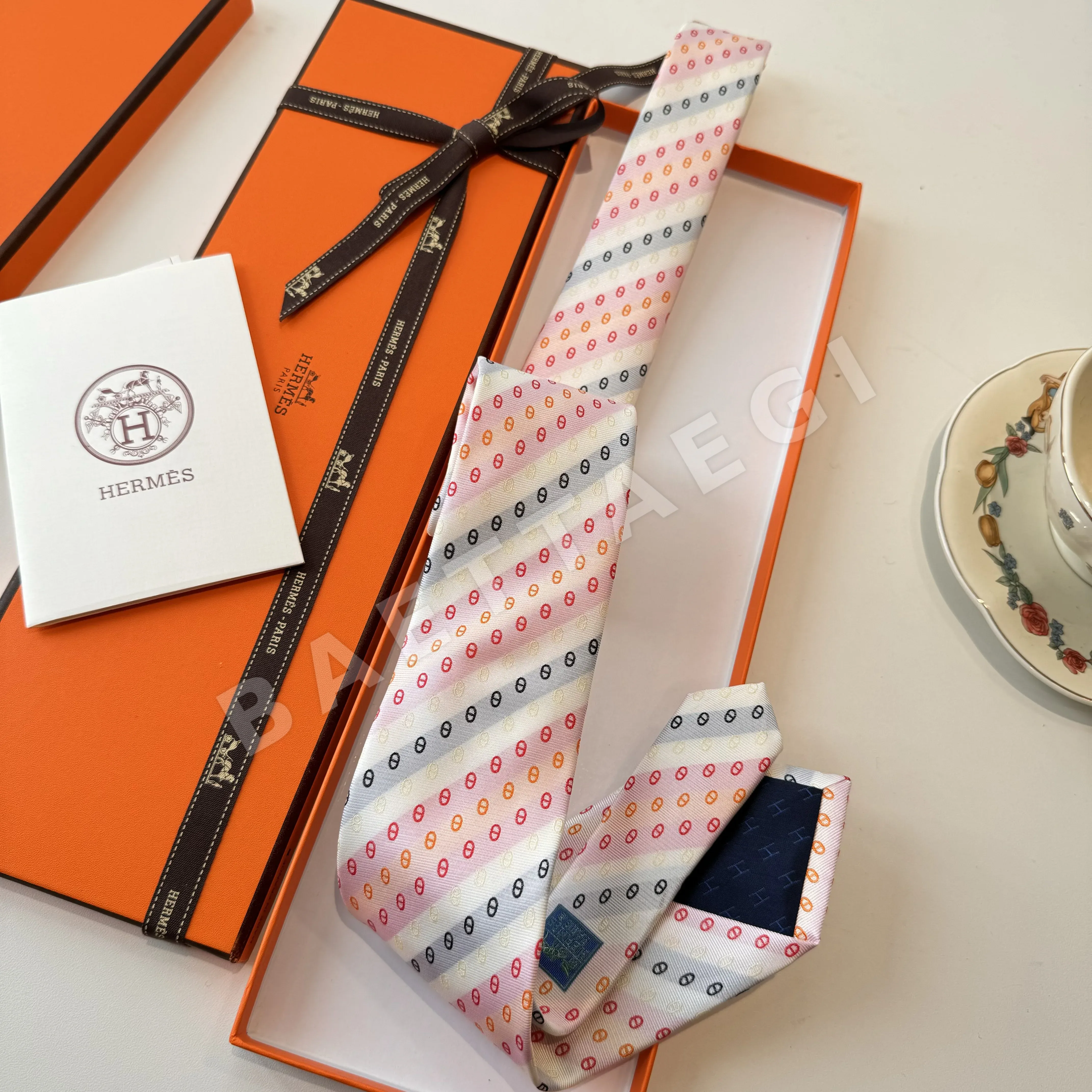 에르메스 넥타이 89151 Hermes Accessories 상세 이미지 19