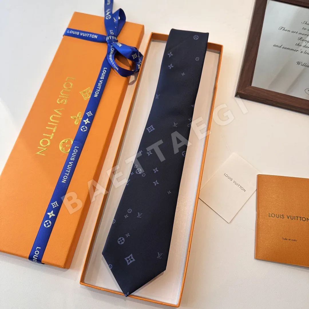 루이비통 자카드 실크 넥타이 86931