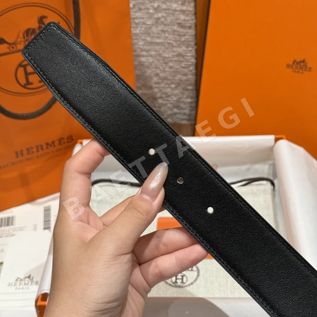 에르메스 H 콘스탄스 리버시블 가죽 벨트 상세 이미지 8