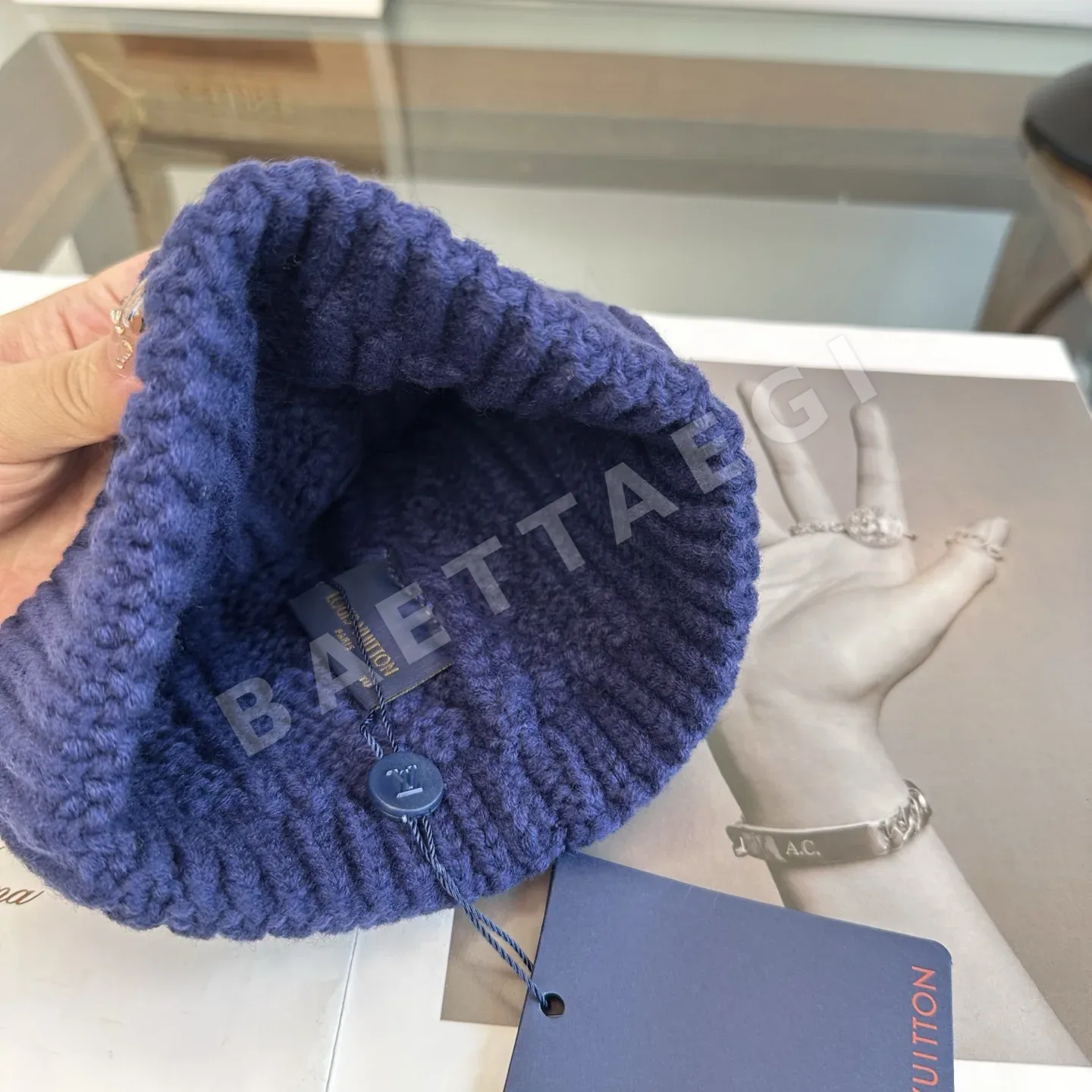 루이비통 니트 비니 모자 상세 이미지 6
