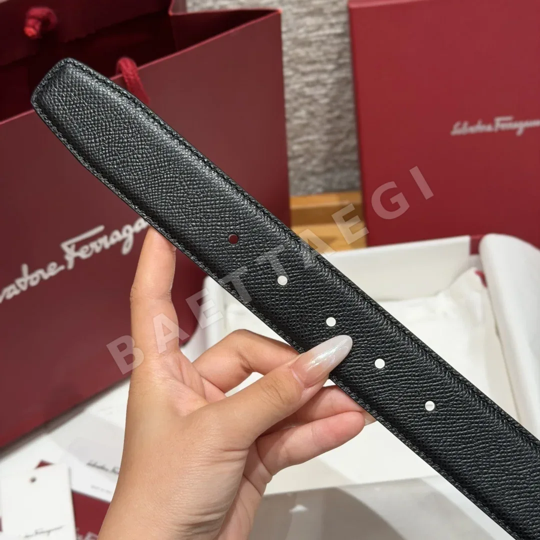 페레가모 JD350 간치니 양면 조절 벨트 35mm 상세 이미지 8