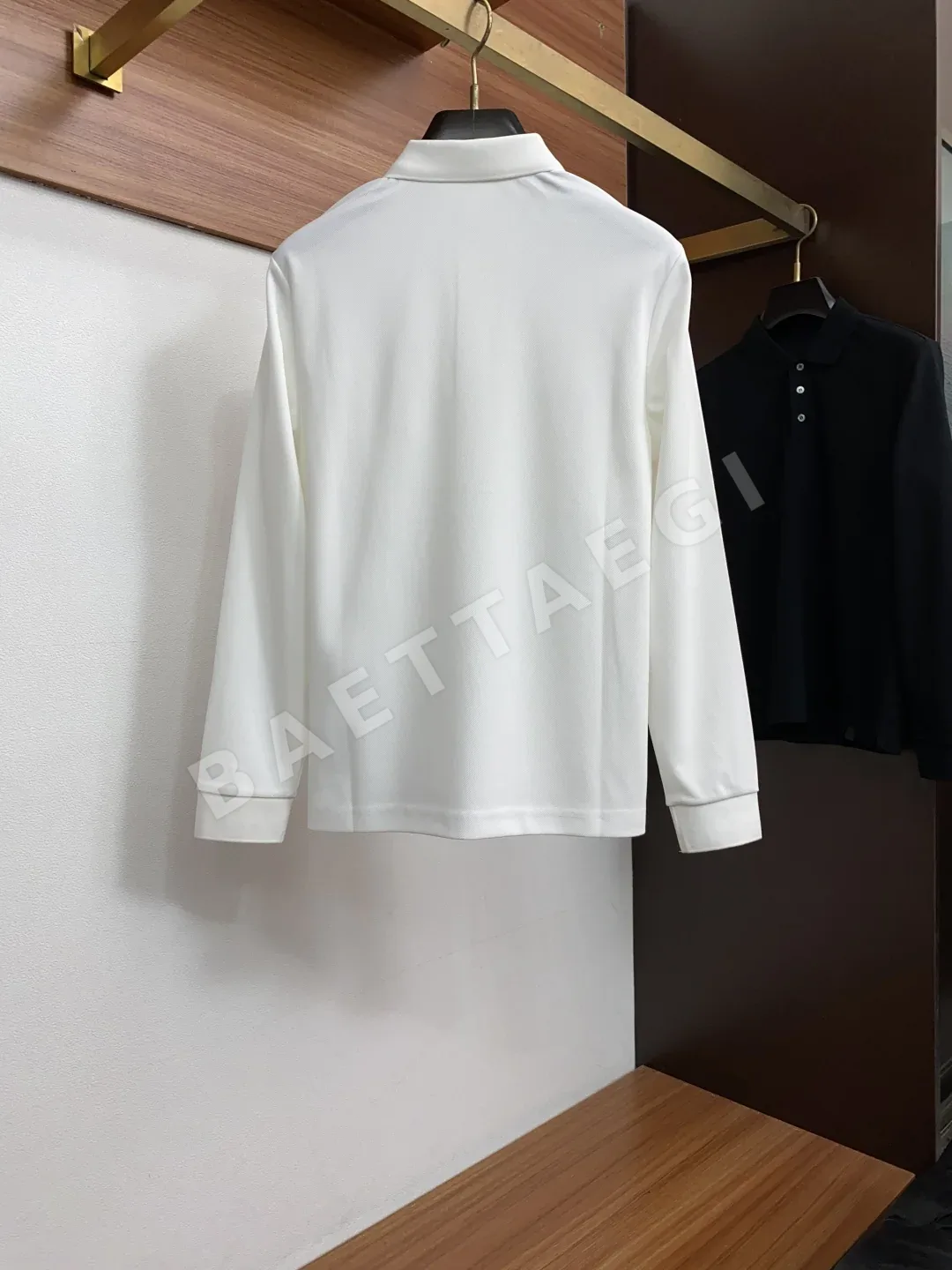 브리오니 실크 혼방 양면 폴로셔츠 긴팔 상세 이미지 11