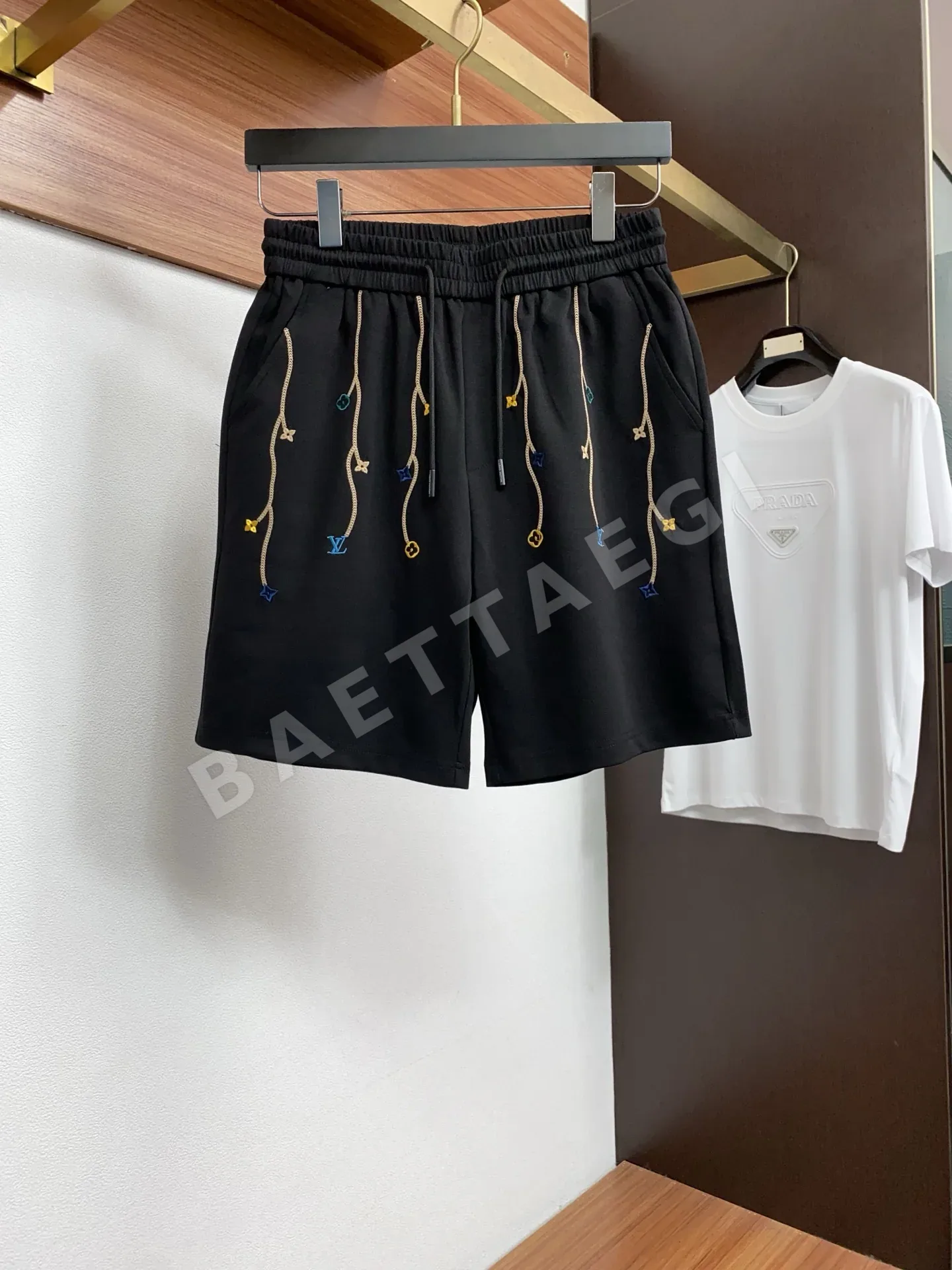 루이비통 남성 코튼 스트레치 반바지 135483
